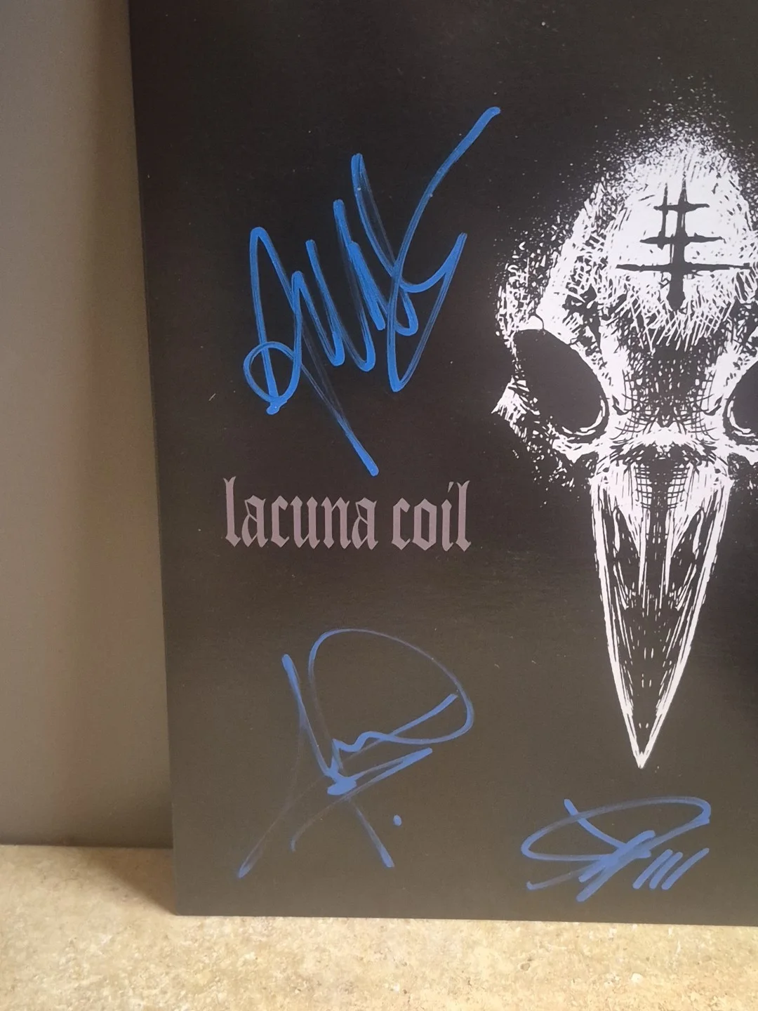 Lacuna Coil Metal Rock Band Musicians Signed Sleepless Empire VINYL Record New, изображение 2
