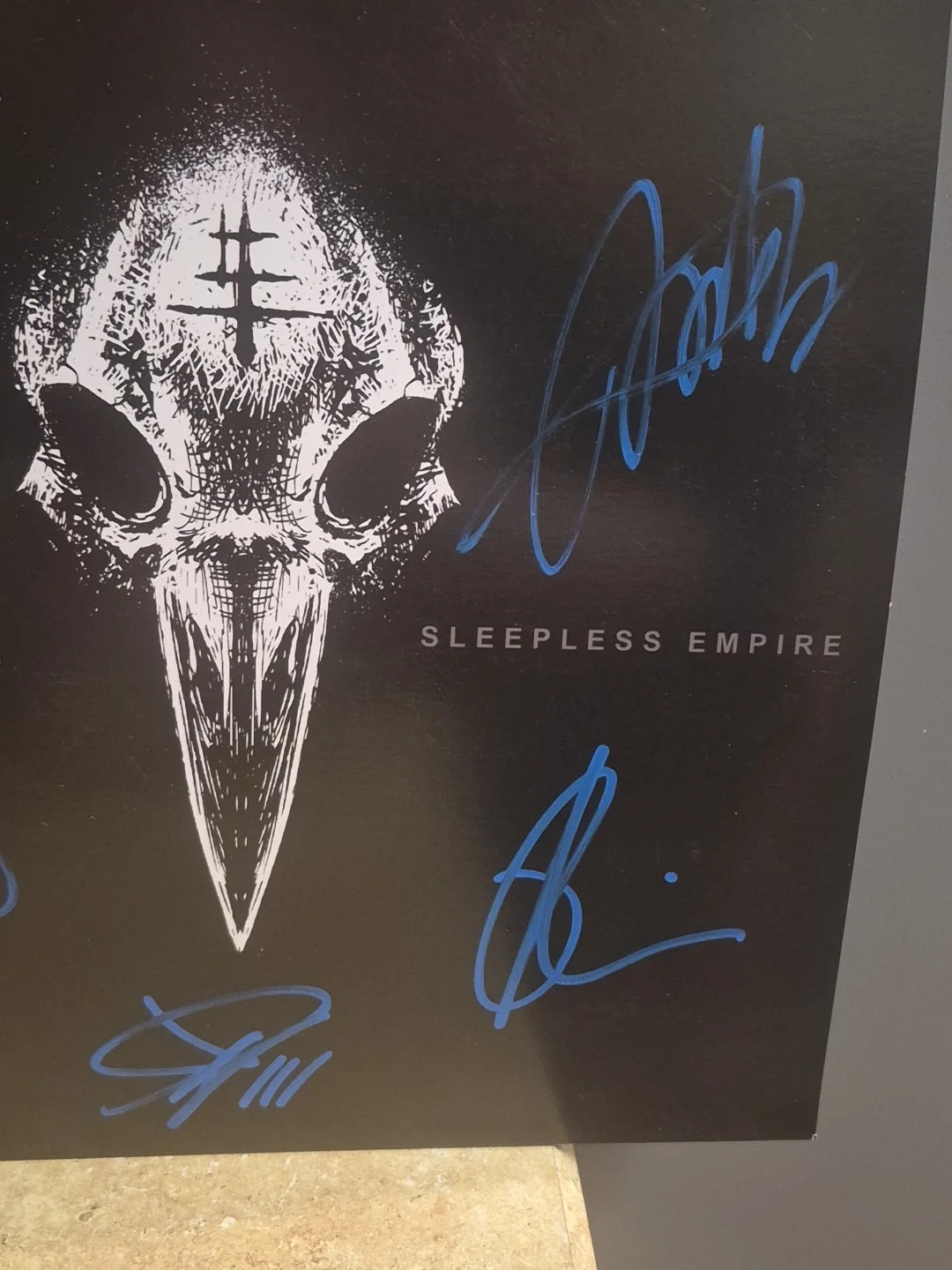 Lacuna Coil Metal Rock Band Musicians Signed Sleepless Empire VINYL Record New, изображение 3