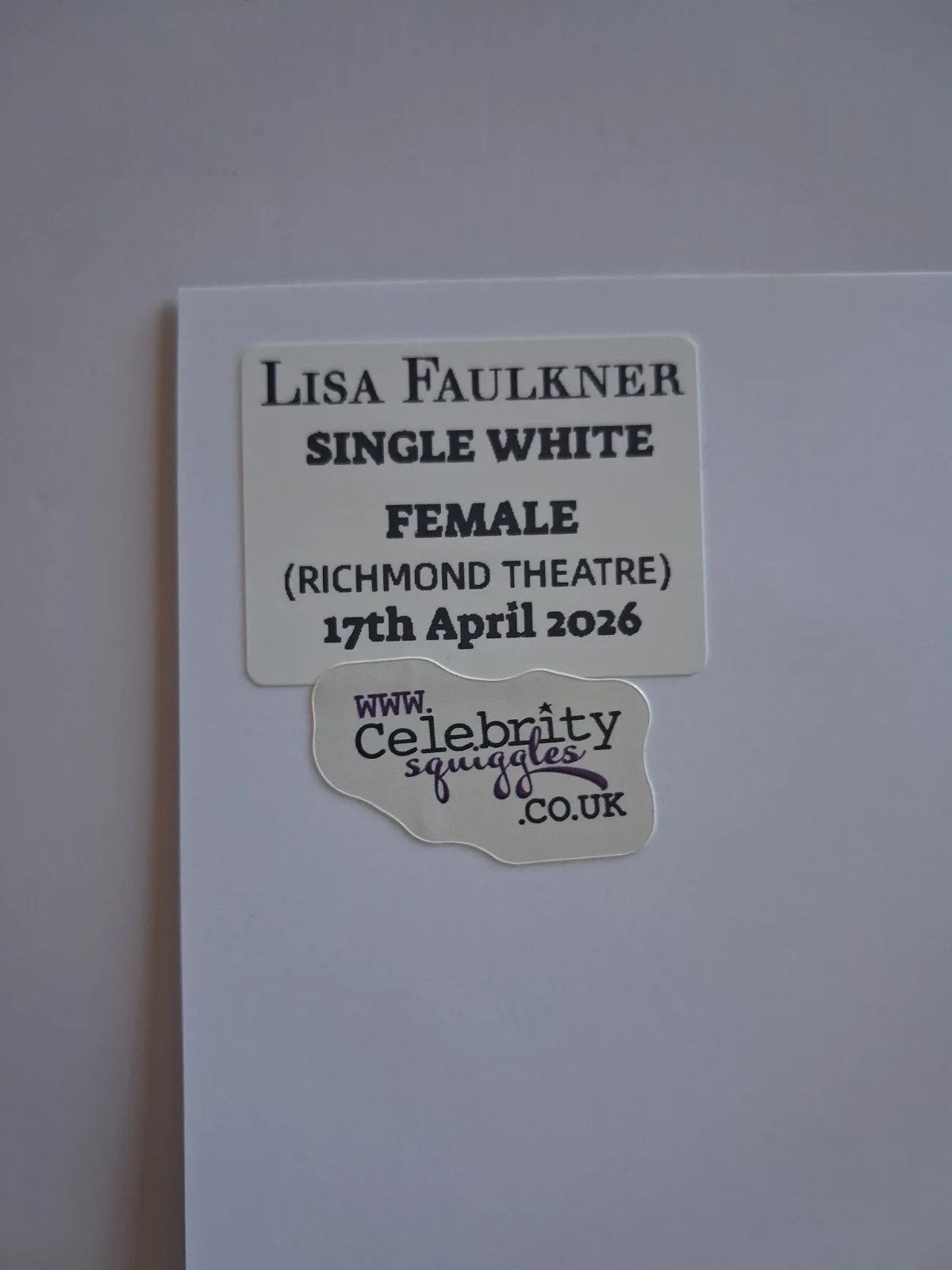 LISA FAULKNER Genuine hand signed autograph 8x10 photo EASTENDERS & HOLBY CITY, изображение 3