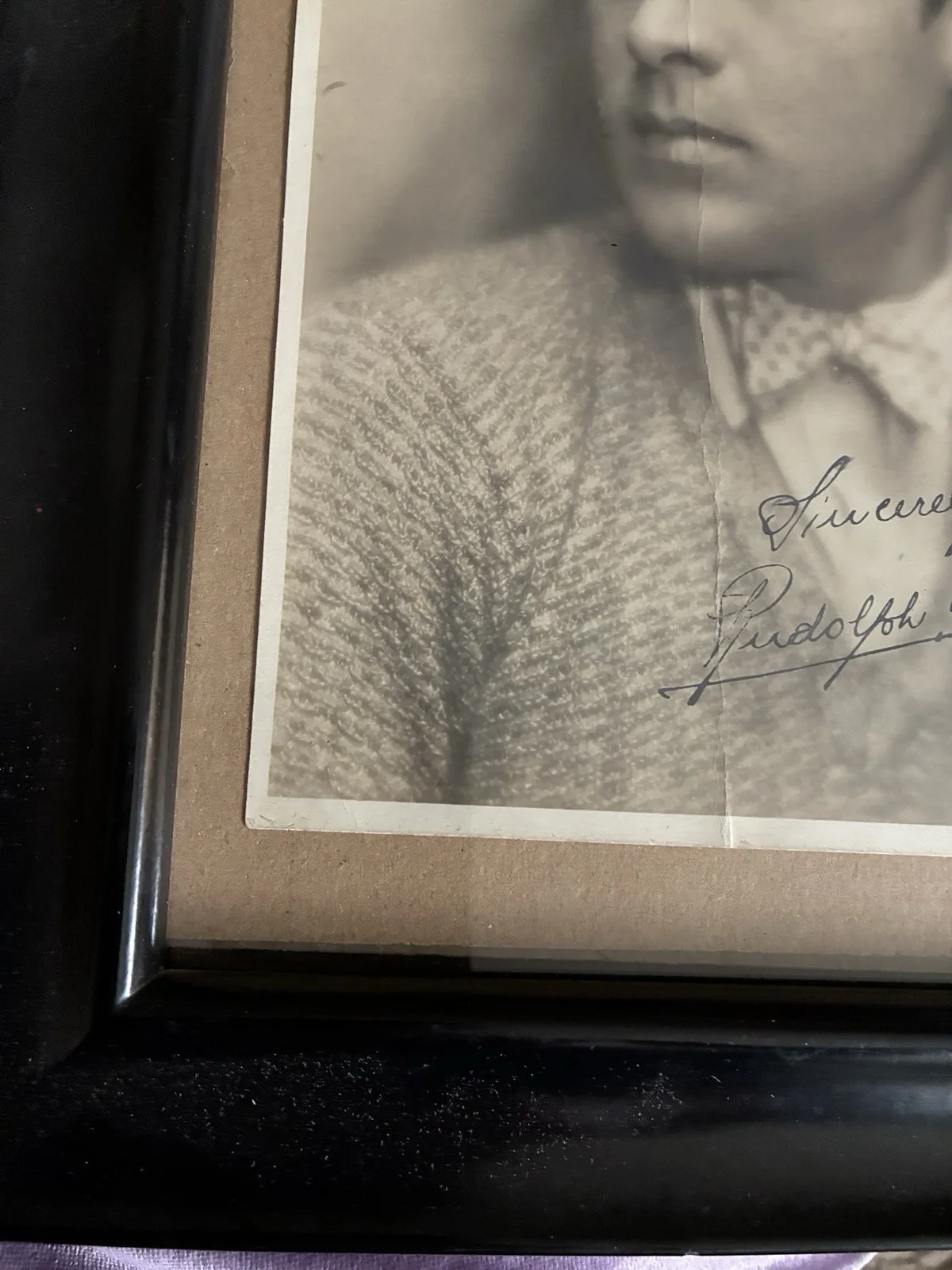 RUDOLPH VALENTINO — RUDOLPH VALENTINO LOVER RARE VERY OLD SIGNED AUTOGRAPHED VINTAGE PHOTO 6.5x8.5, изображение 4