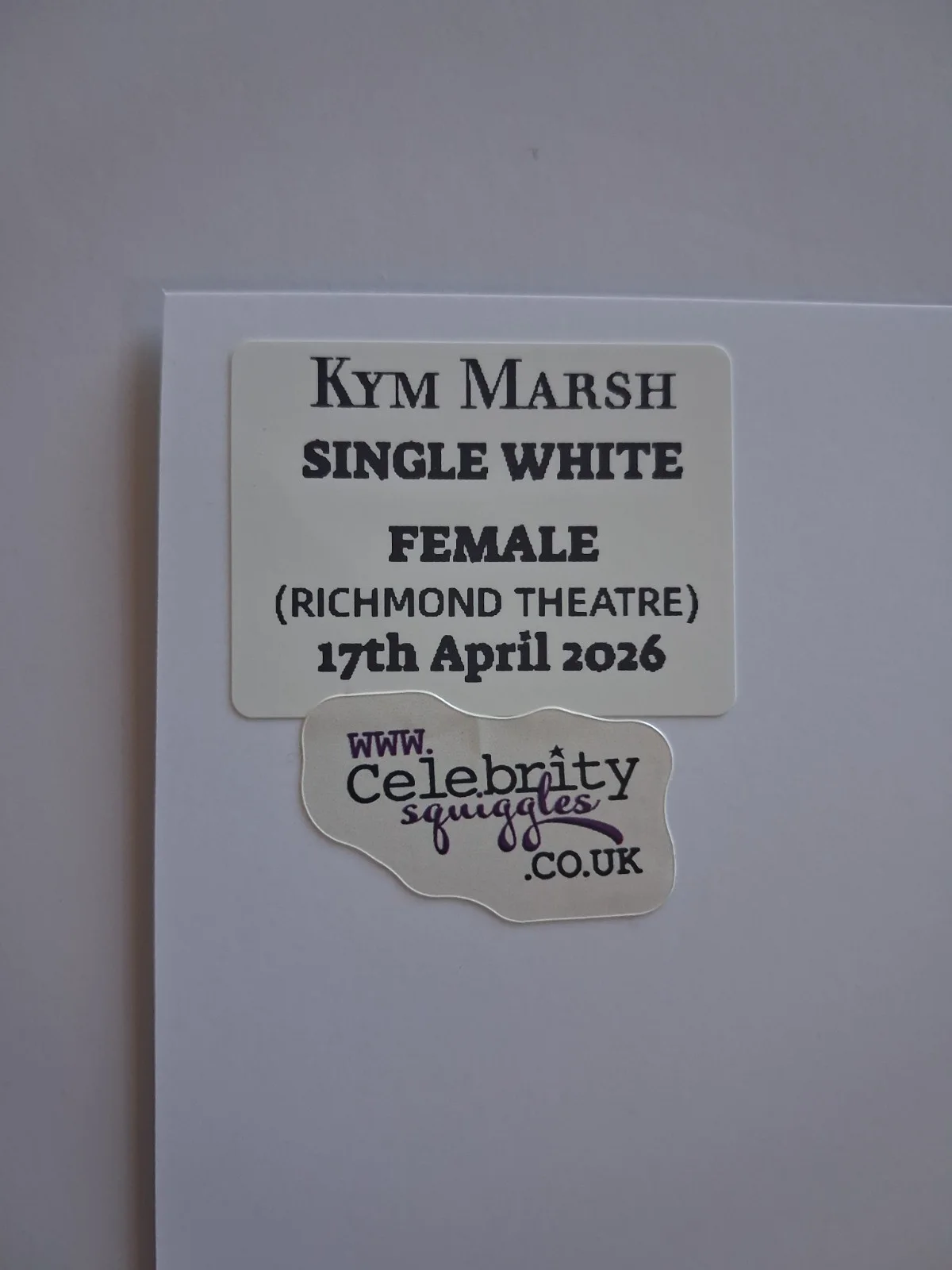 KYM MARSH Genuine hand signed autograph 8x10 photo Hear'Say & Coronation Street, изображение 3