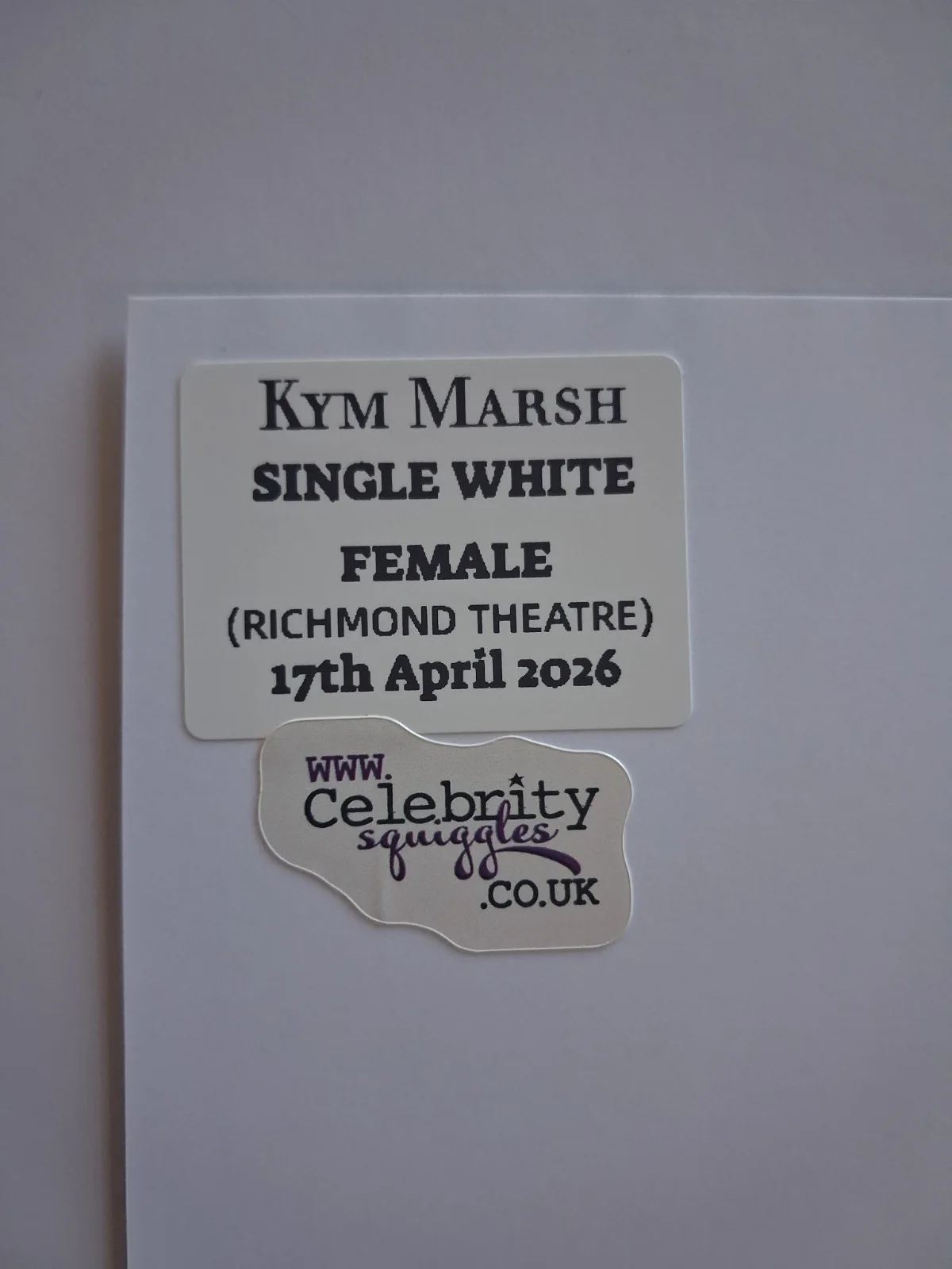 KYM MARSH Genuine hand signed autograph 8x10 photo Hear'Say & Coronation Street, изображение 3
