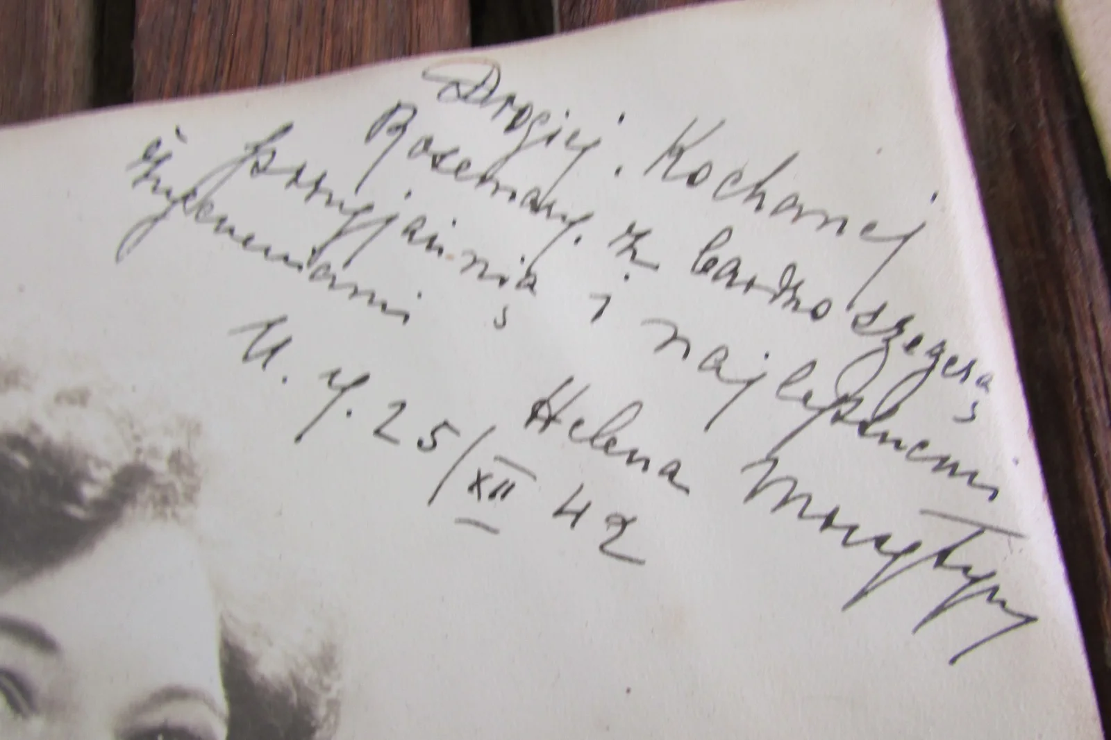 Helena Morsztyn — HELENA MORSZTYN SIGNED PHOTO AND THE TOWN HALL PROGRAM CIRCA 1942, image 3