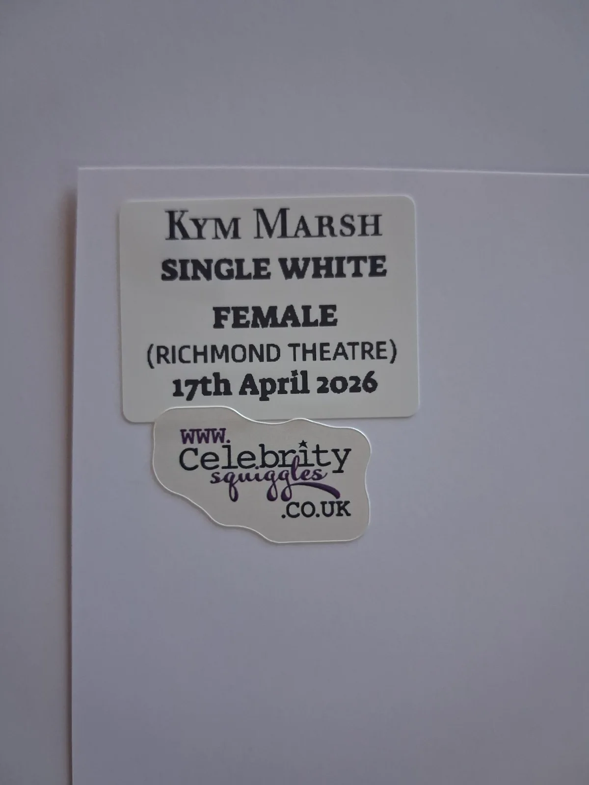 KYM MARSH Genuine hand signed autograph 8x10 photo Hear'Say & Coronation Street, image 3