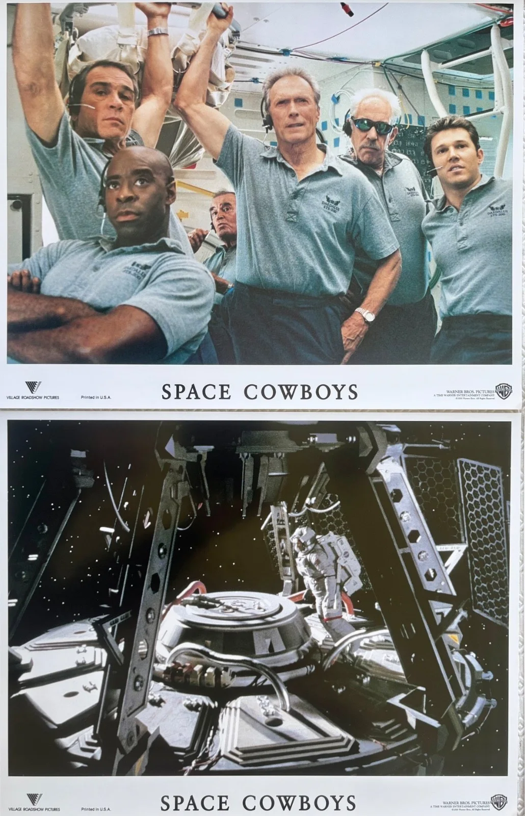 Space Cowboys set of 8 Original 2000 Lobby Cards Clint Eastwood Tommy Lee Jones, изображение 3