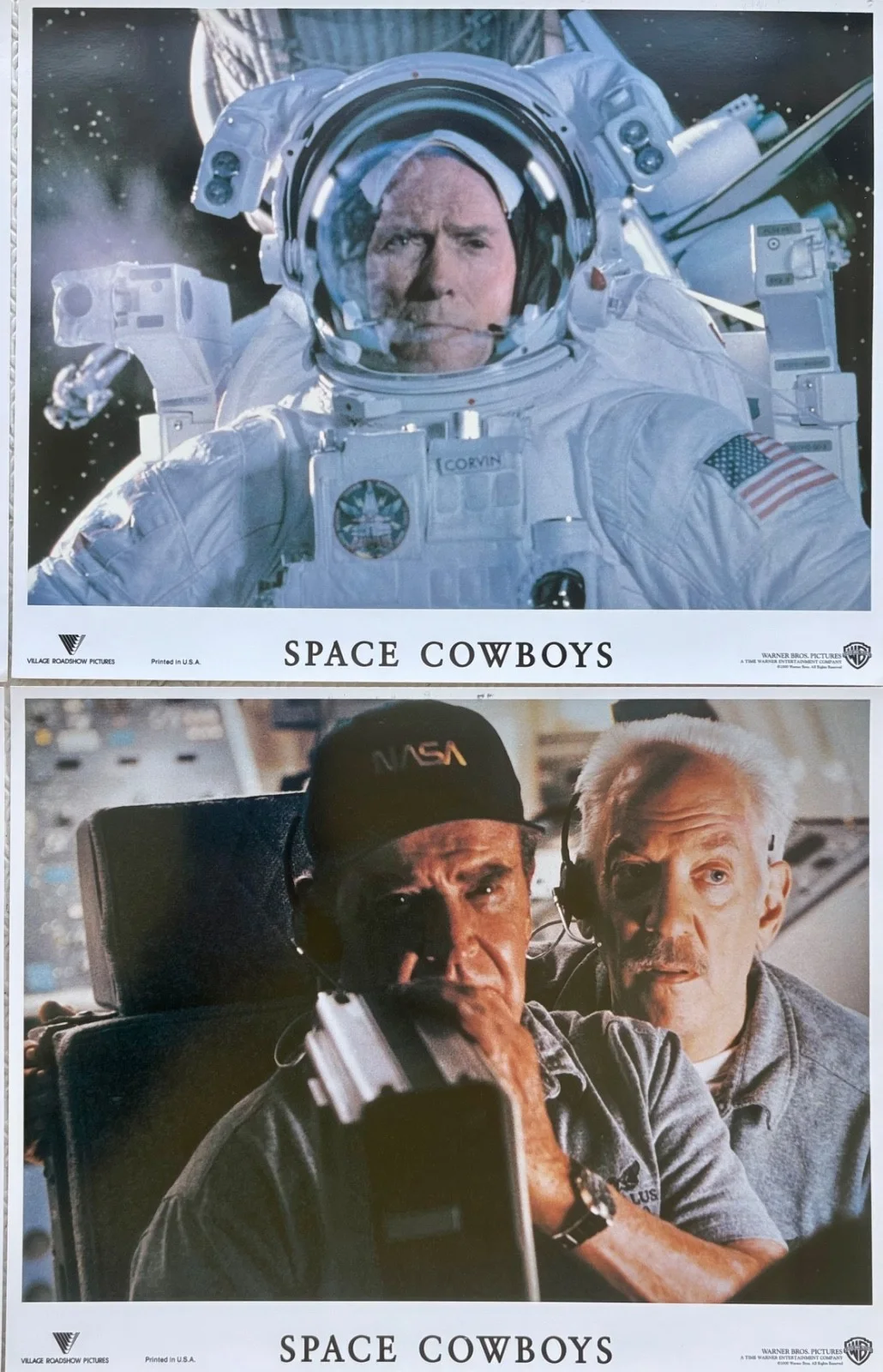 Space Cowboys set of 8 Original 2000 Lobby Cards Clint Eastwood Tommy Lee Jones, изображение 4