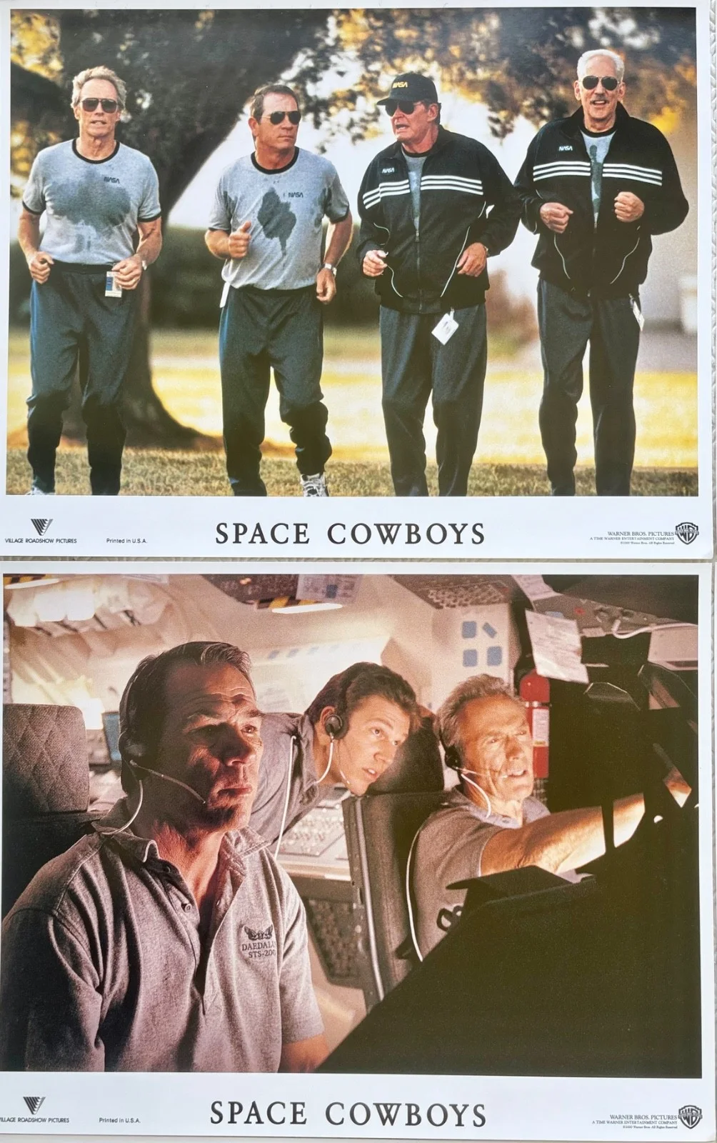 Space Cowboys set of 8 Original 2000 Lobby Cards Clint Eastwood Tommy Lee Jones, изображение 5