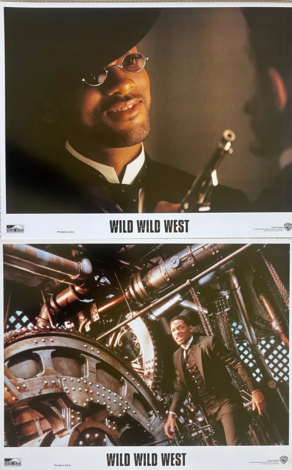 Wild Wild West set of 8 Original 1999 Lobby Cards Will Smith Kevin Kline, изображение 2
