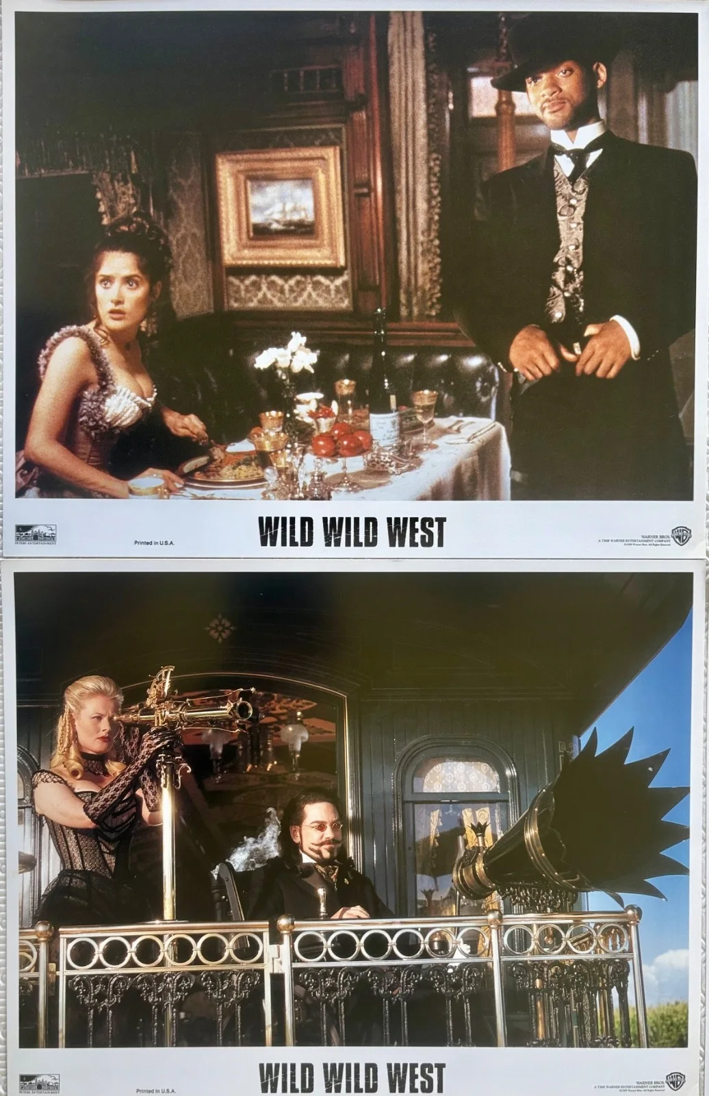 Wild Wild West set of 8 Original 1999 Lobby Cards Will Smith Kevin Kline, изображение 3