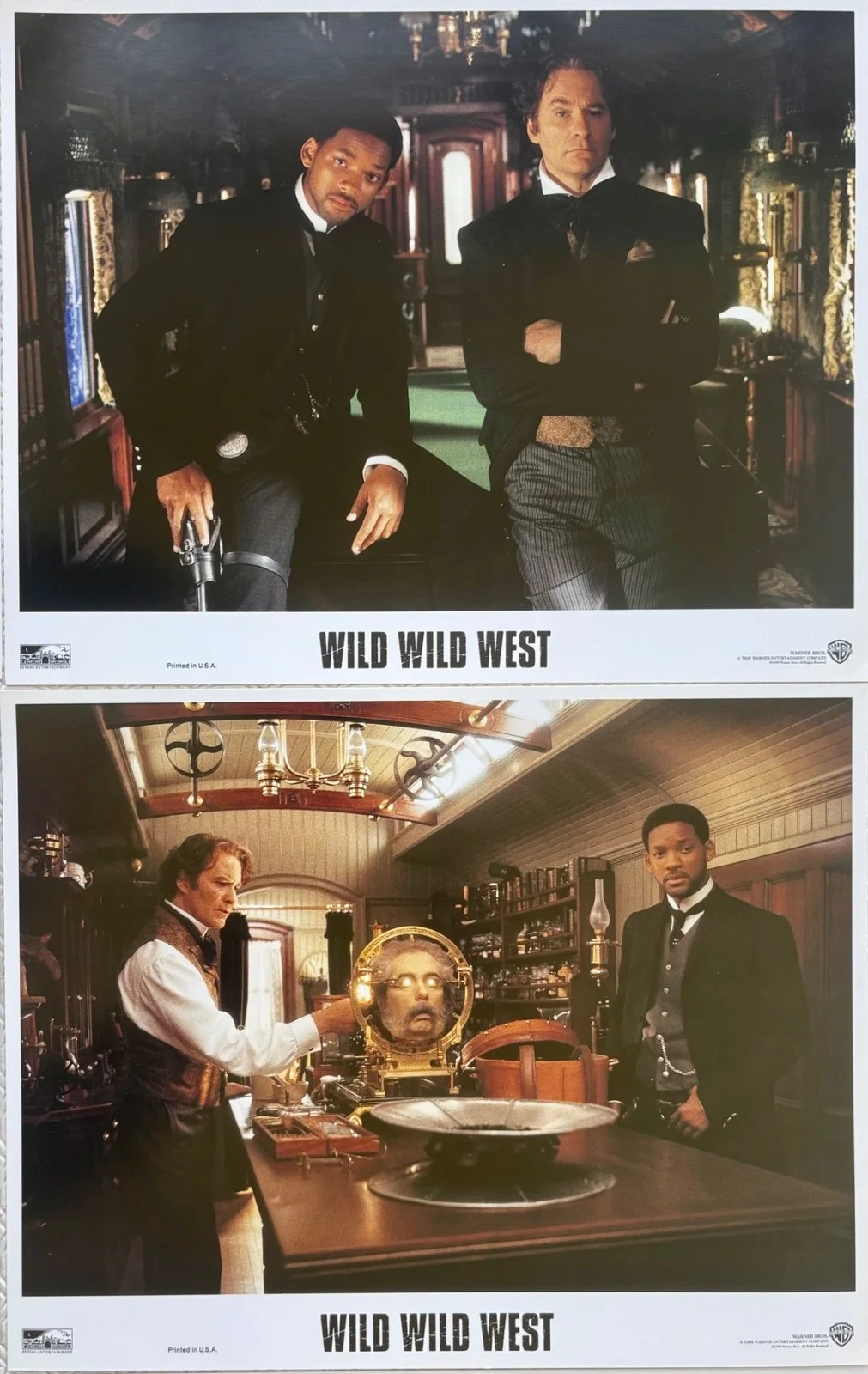 Wild Wild West set of 8 Original 1999 Lobby Cards Will Smith Kevin Kline, изображение 4