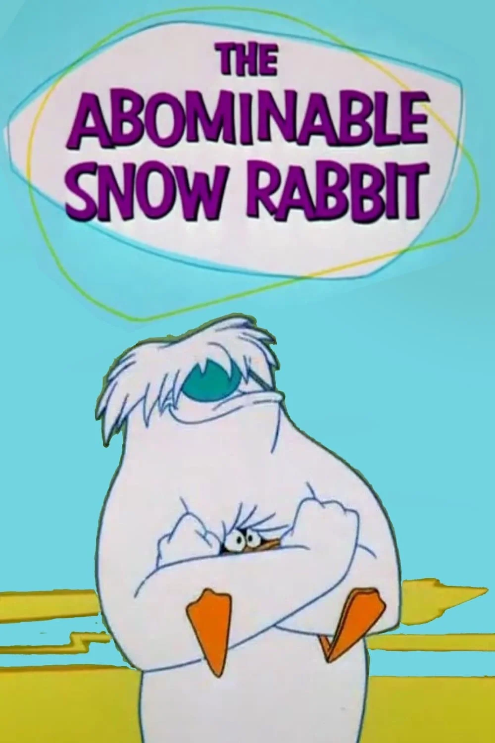 Bugs & Daffy Duck Abominable Snow Rabbit 35mm Film Cell strip very Rare var_b, image 2