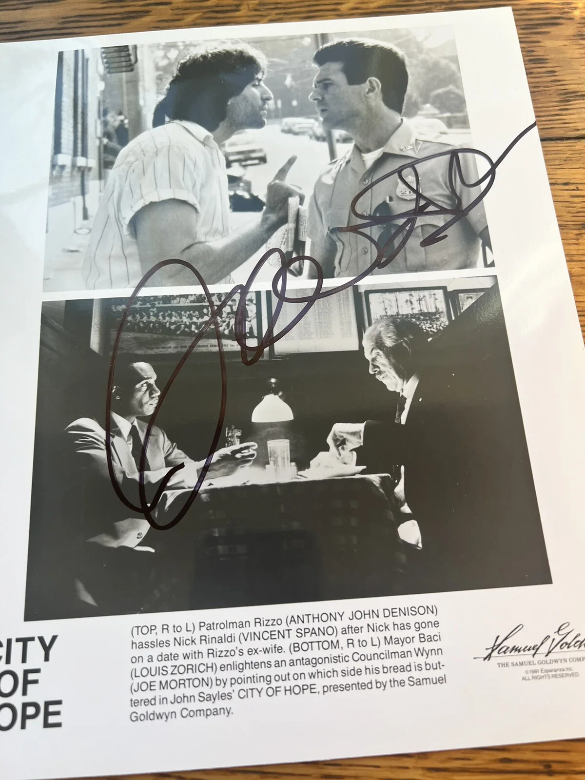 Joe Morton - Autographed 8x10 Photo - Actor - City Of Hope, изображение 2