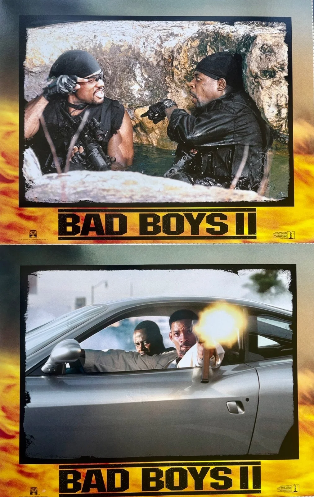 Bad Boys II set of 8 Original 2003 Lobby Cards Martin Lawrence Will Smith, image 5