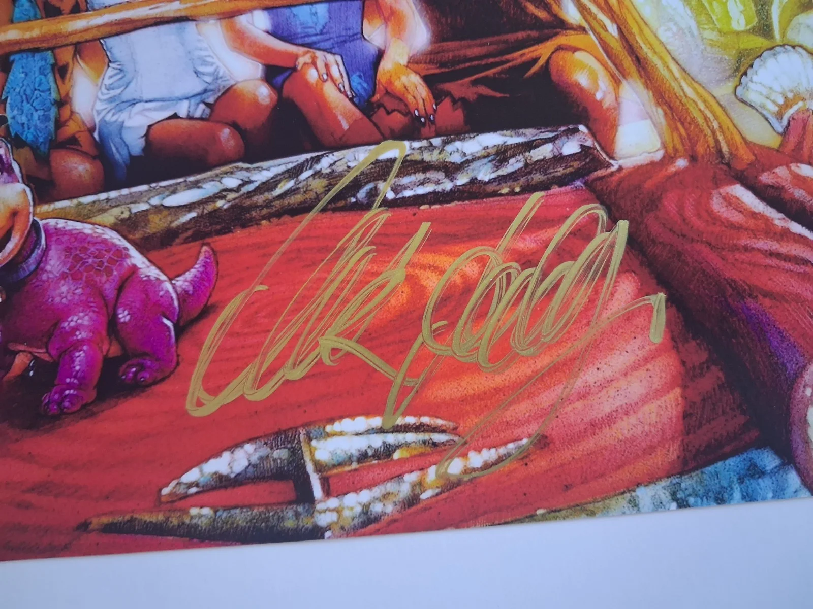 MARK ADDY - FLINTSTONES VIVA ROCK VEGAS Genuine hand signed autograph 8x10 photo, изображение 2