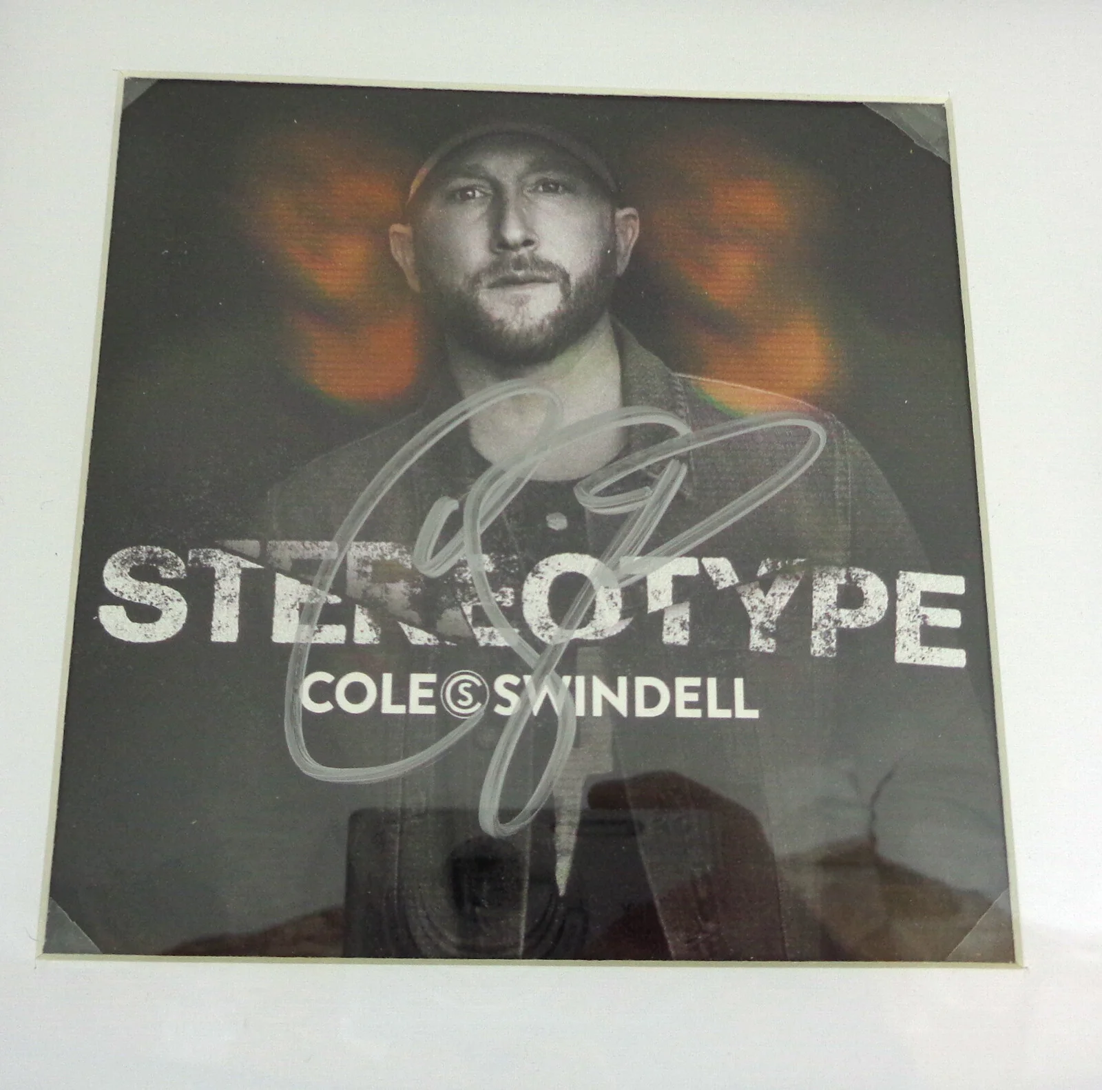 Cole Swindell — Cole Swindell Signed Autograph Stereotype CD Framed PSA/DNA COA, image 2