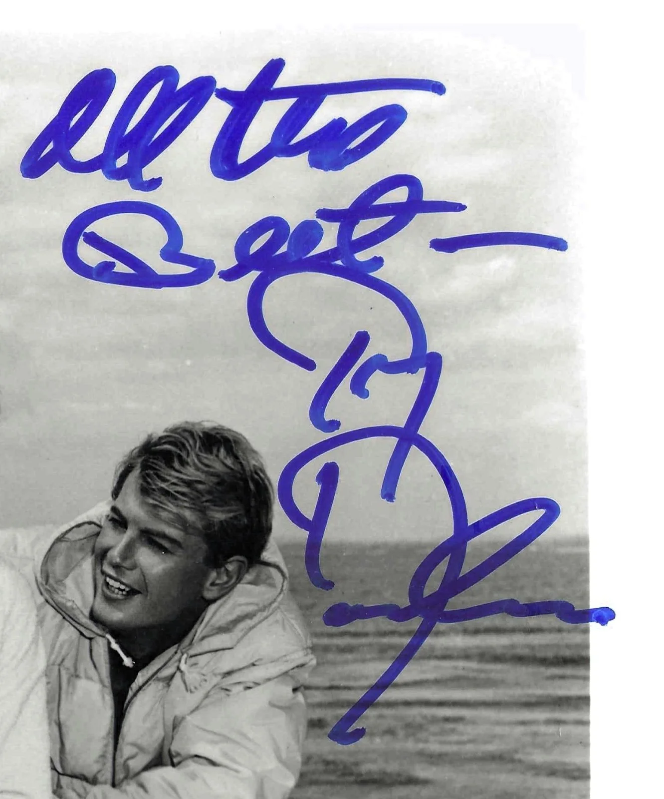 Diane McBain, Troy Donahue — TROY DONAHUE & DIANE McBAIN signed "in person" PARRISH COA unique, изображение 2