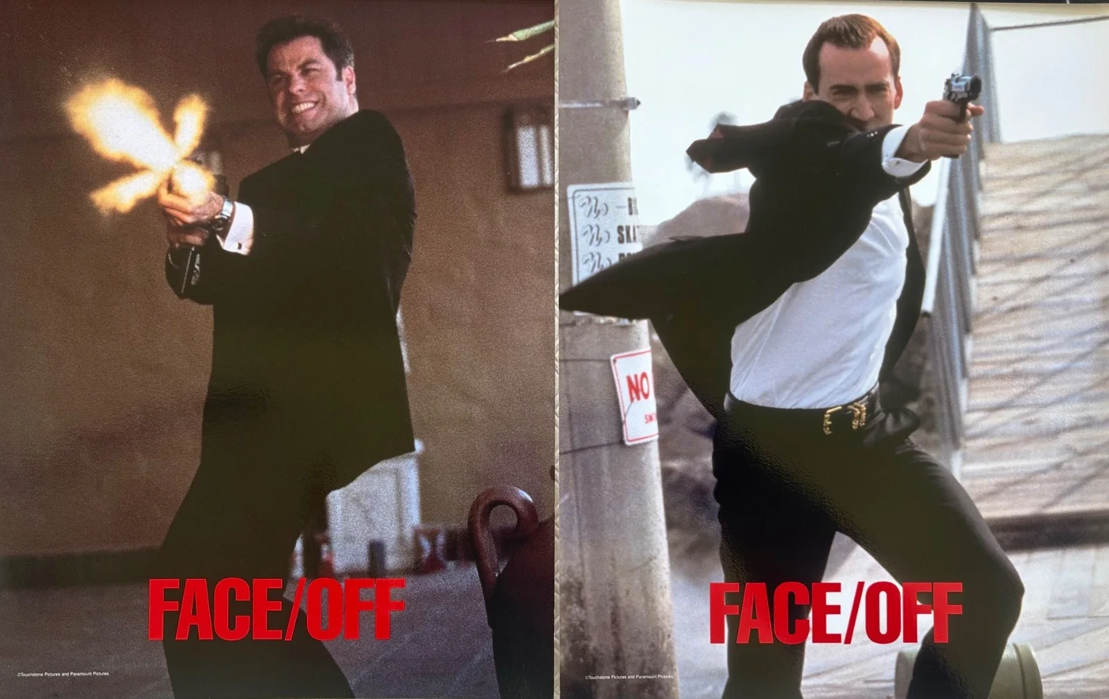 Face/Off set of 8 Original 1997 Lobby Cards John Travolta Nicolas Cage, image 2
