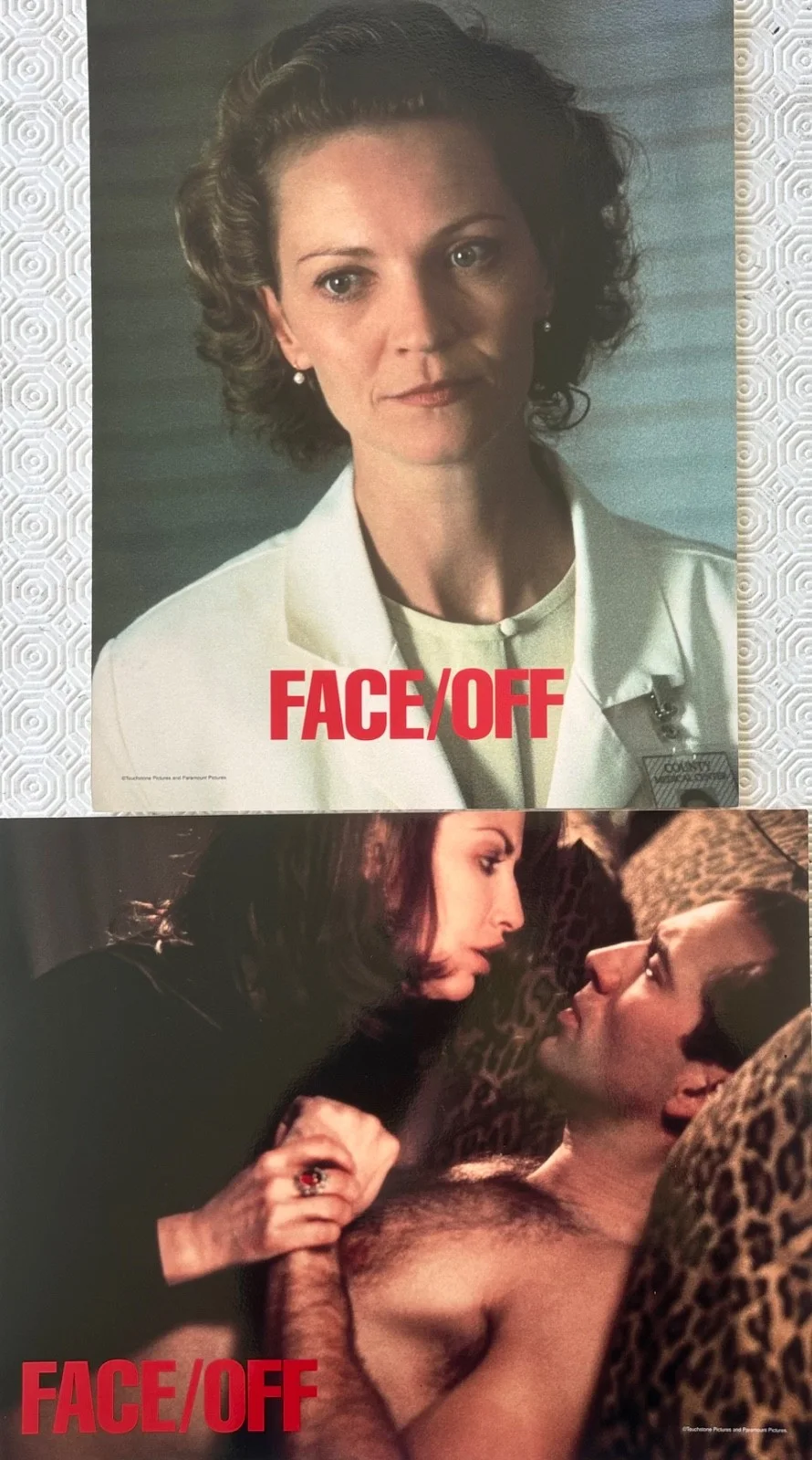 Face/Off set of 8 Original 1997 Lobby Cards John Travolta Nicolas Cage, image 4