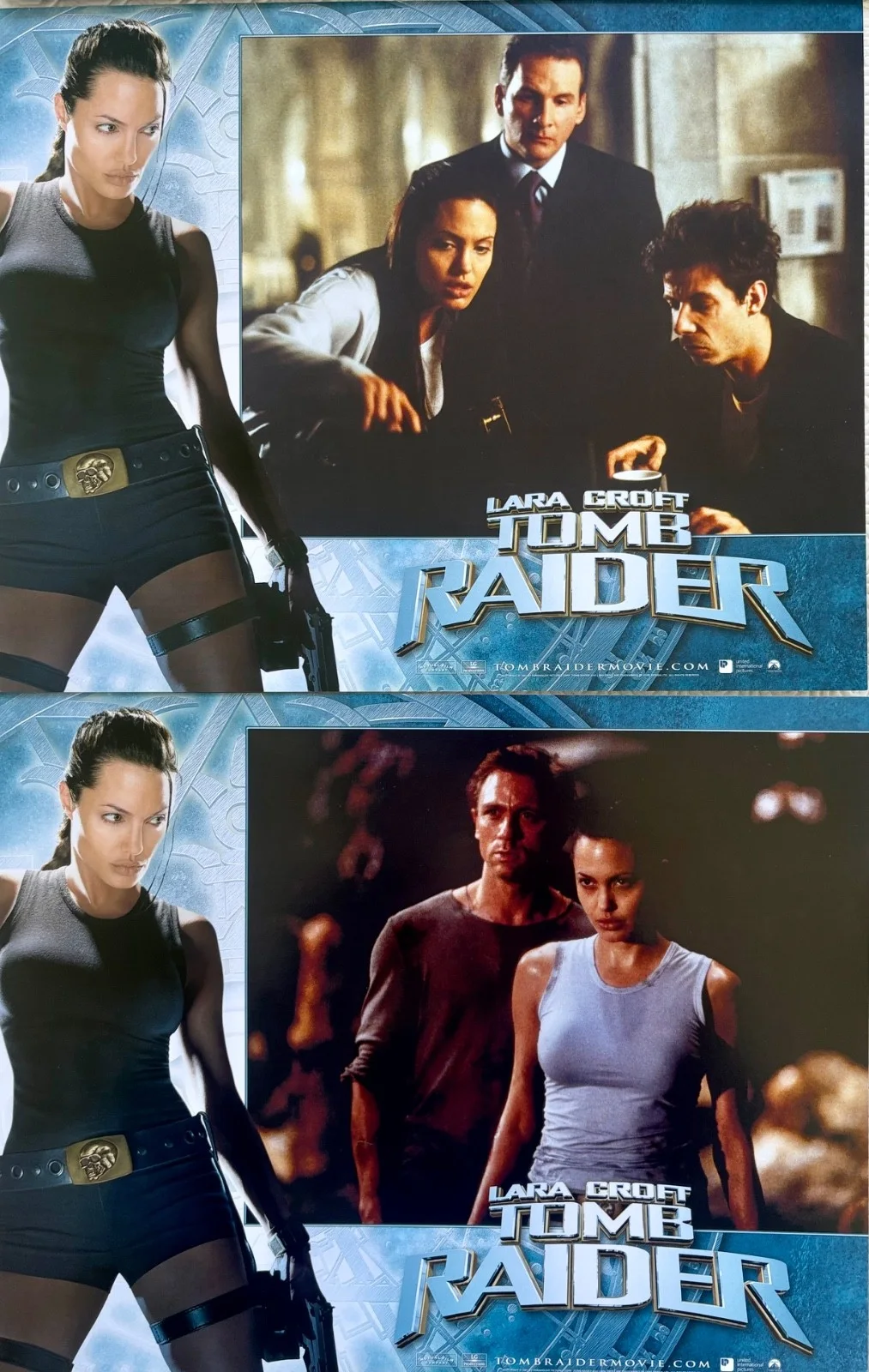 Lara Croft Tomb Raider set of 8 Original 2001 Lobby Cards Angelina Jolie, изображение 3