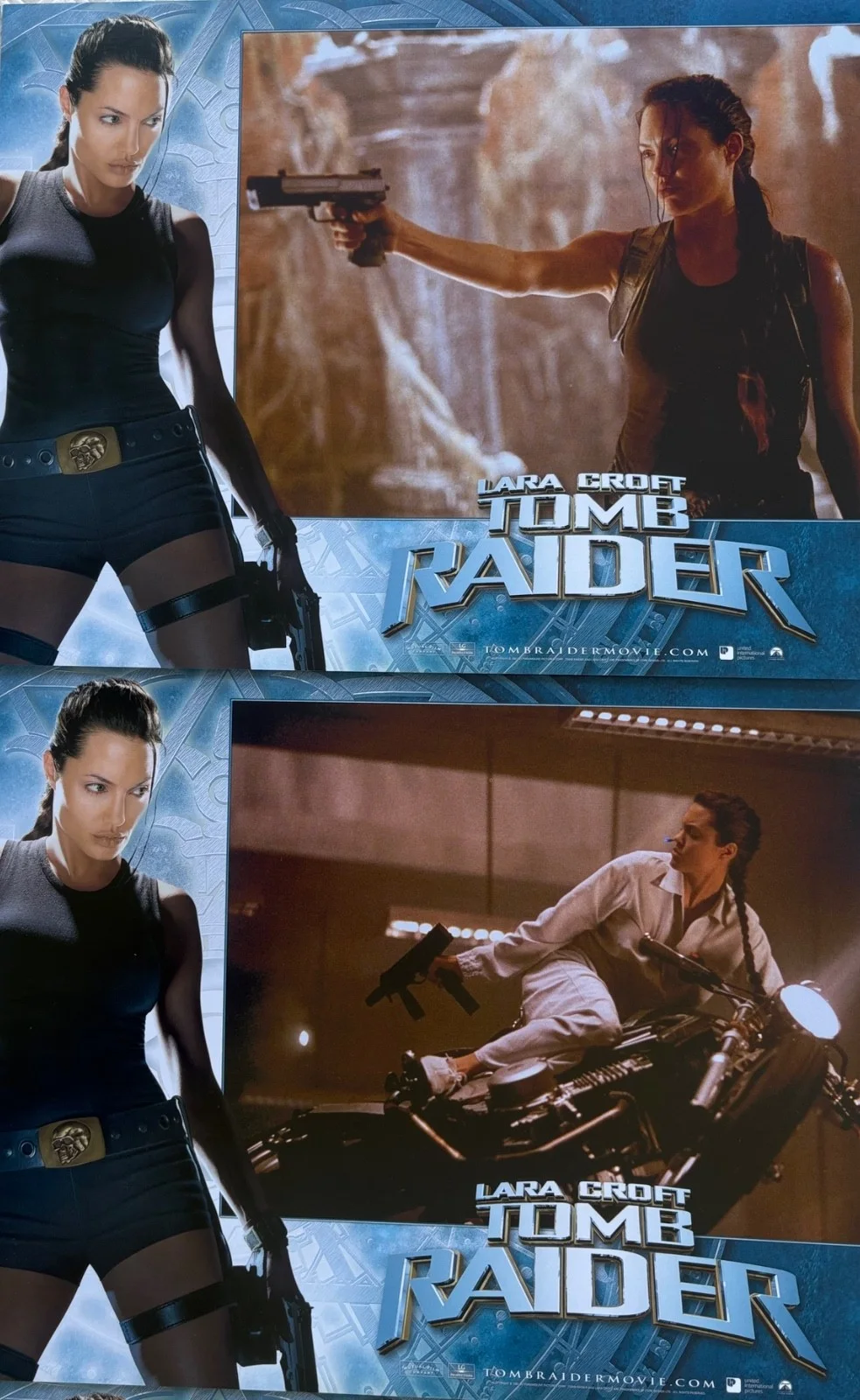 Lara Croft Tomb Raider set of 8 Original 2001 Lobby Cards Angelina Jolie, изображение 4