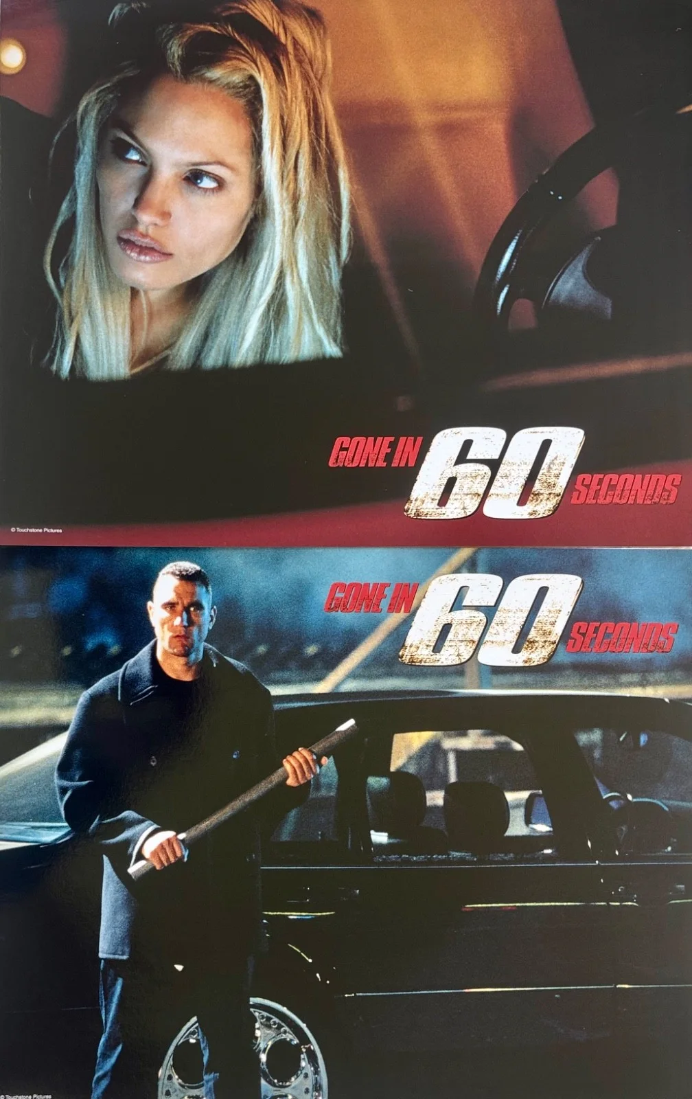Gone in 60 Seconds set of 8 Original Lobby Cards Nicolas Cage Angelina Jolie, изображение 2