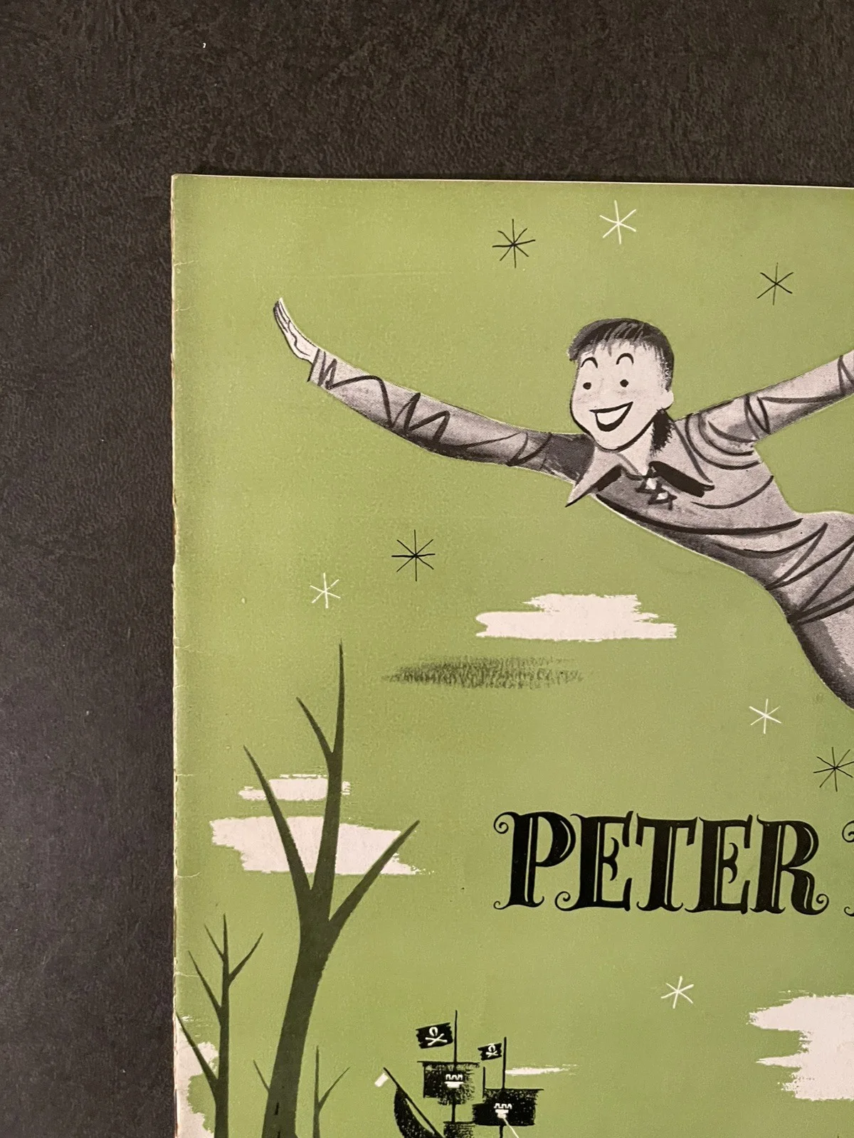 Peter Pan - 1950s Broadway Playbill Program Boris Karloff Jean Arthur Bernstein, image 2