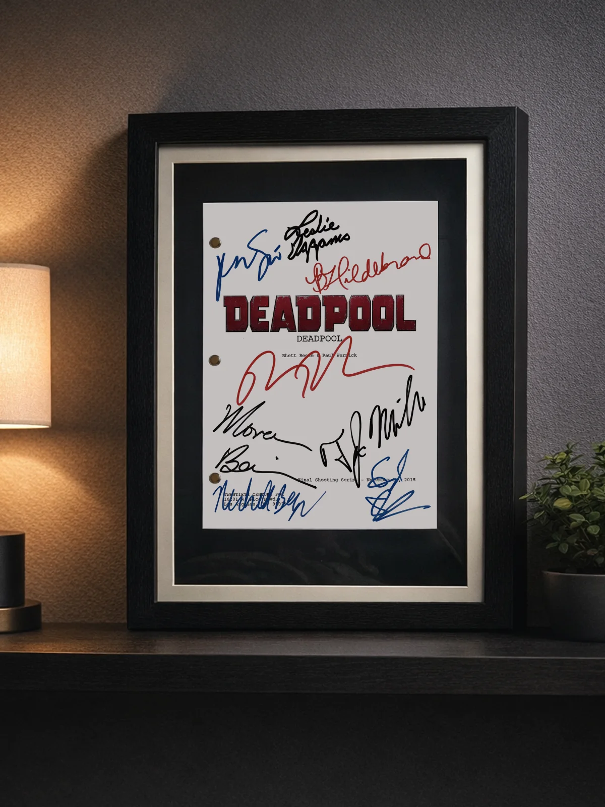 Deadpool, Signed Movie Script, Full Screenplay Reproduction + Cast Autographs, image 5