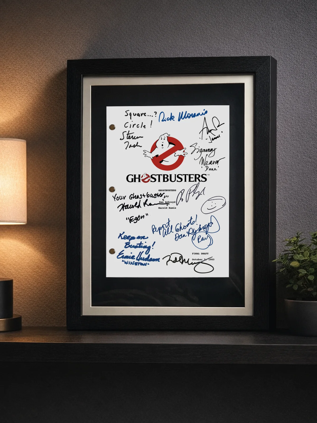 Ghostbusters Prop, Movie Script, Ghost Busters, Signed Ghostbusters Reproduction, image 5