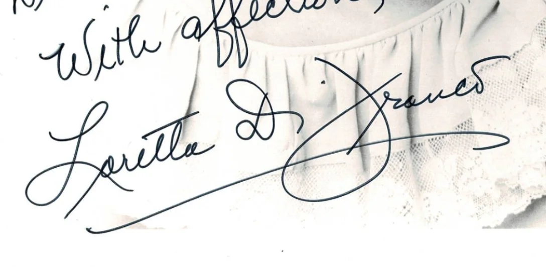 Loretta DiFranco Opera Autographed Signed 8x10 Photo AMCo COA 21704, image 2