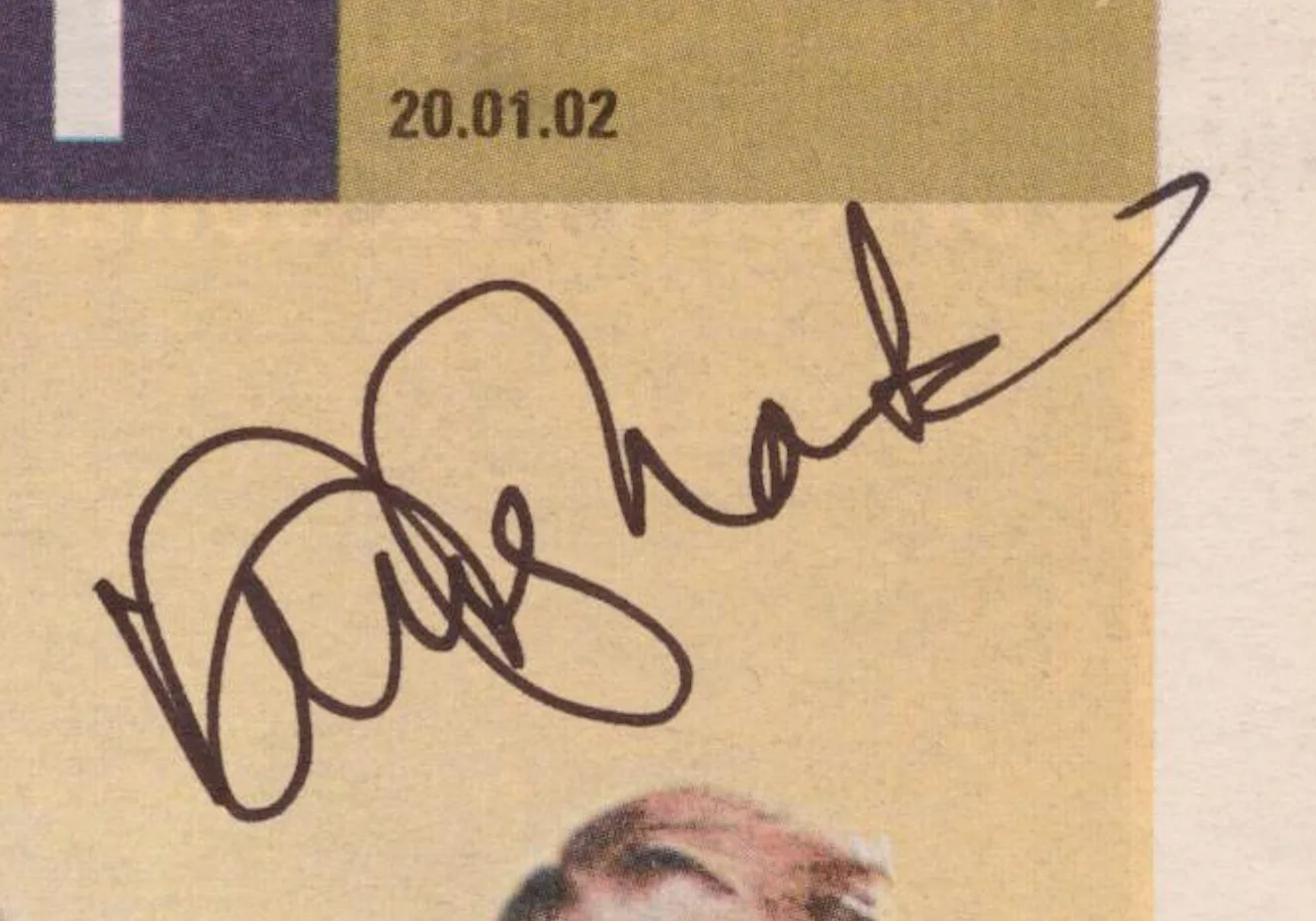 David Marks Beach Boys Autographed Signed PLAY Newspaper AMCo COA 25667, image 2