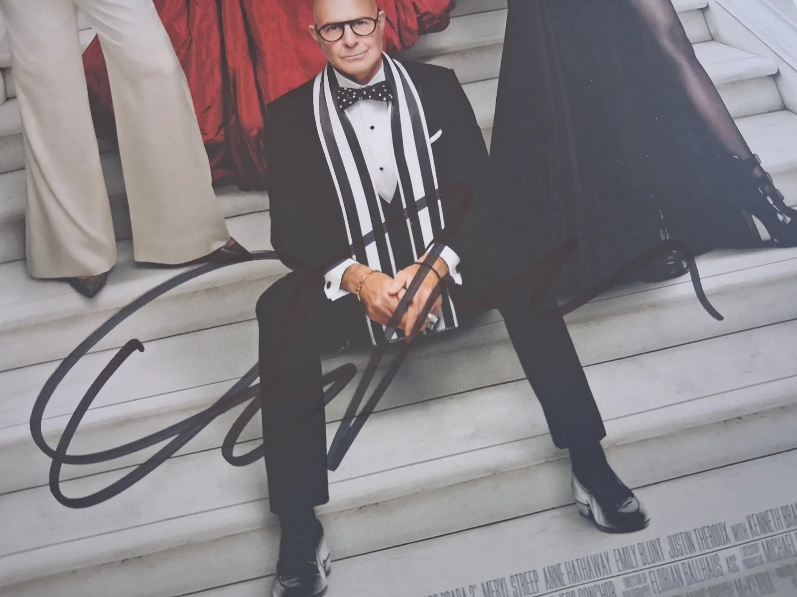 DAVID FRANKEL (Dir) DEVIL WEARS PRADA Genuine hand signed autograph 7.8 x11.5, image 2