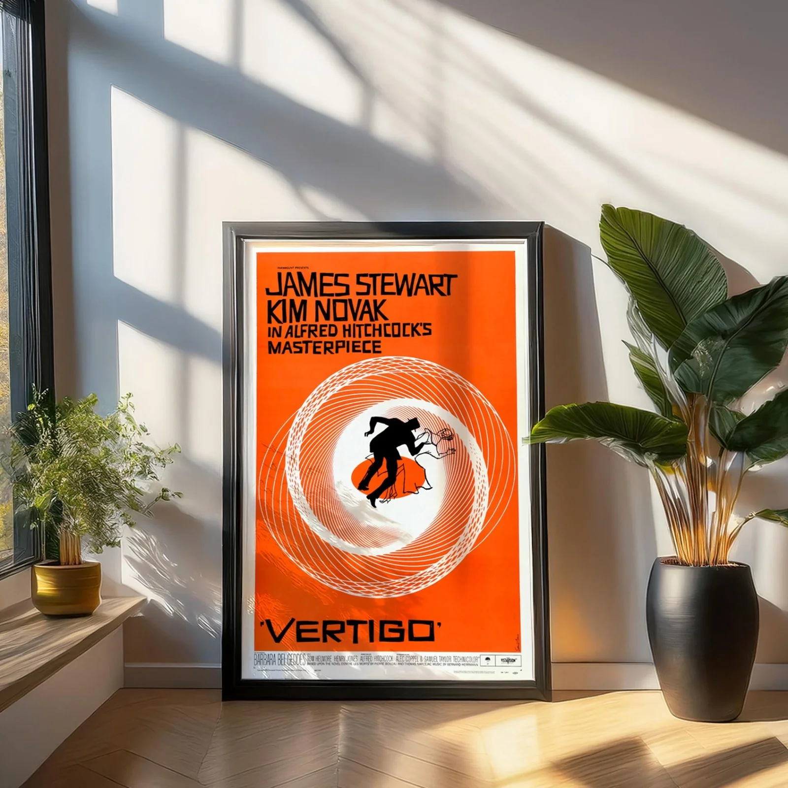 Vertigo - 1958 Hitchcock Thriller / Mystery Restored 27.2" x 41" US One Sheet, изображение 3