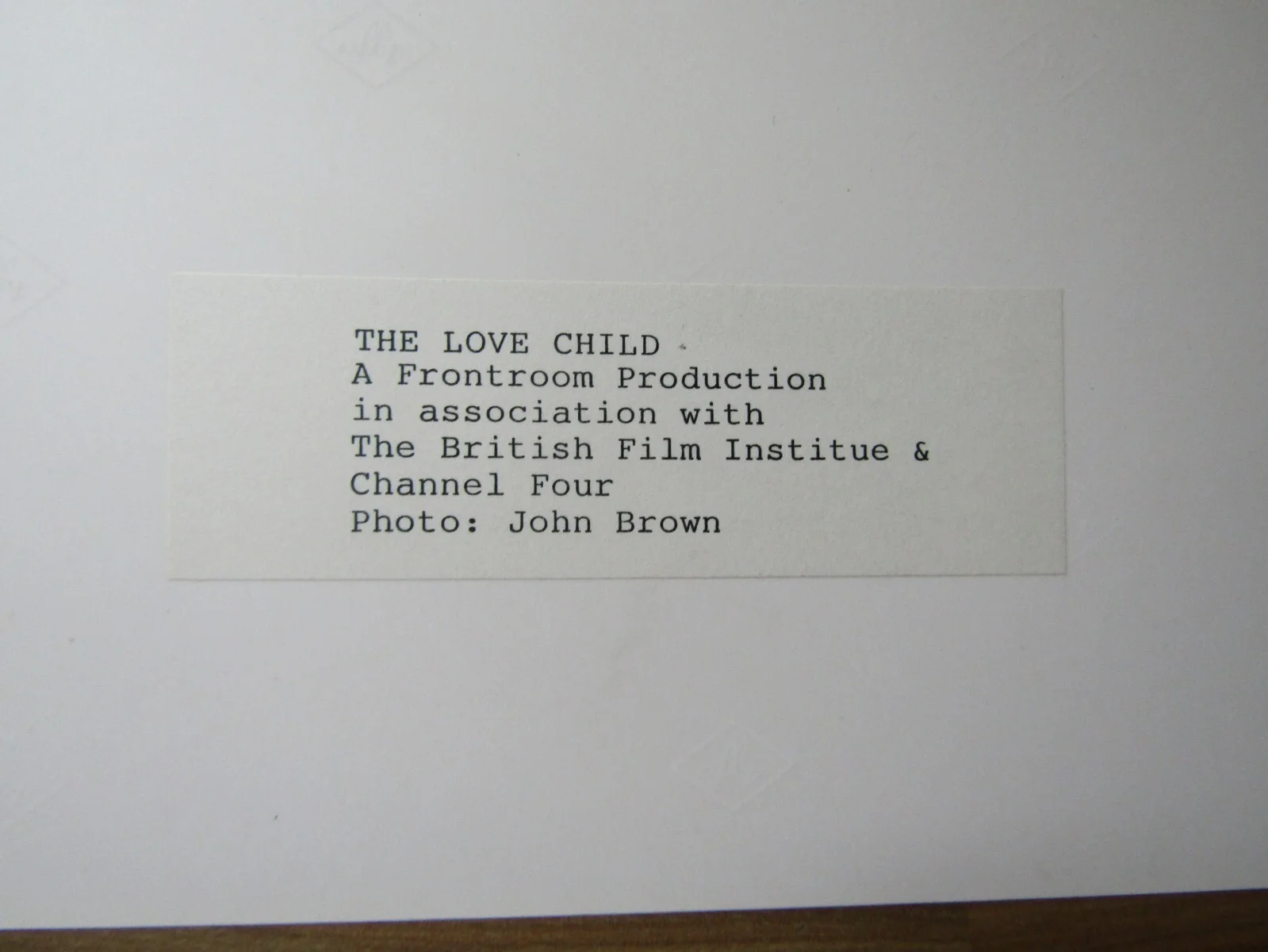 Vintage film movie Lobby card promo - The Love Child - 10 x 8 - British Film, изображение 4