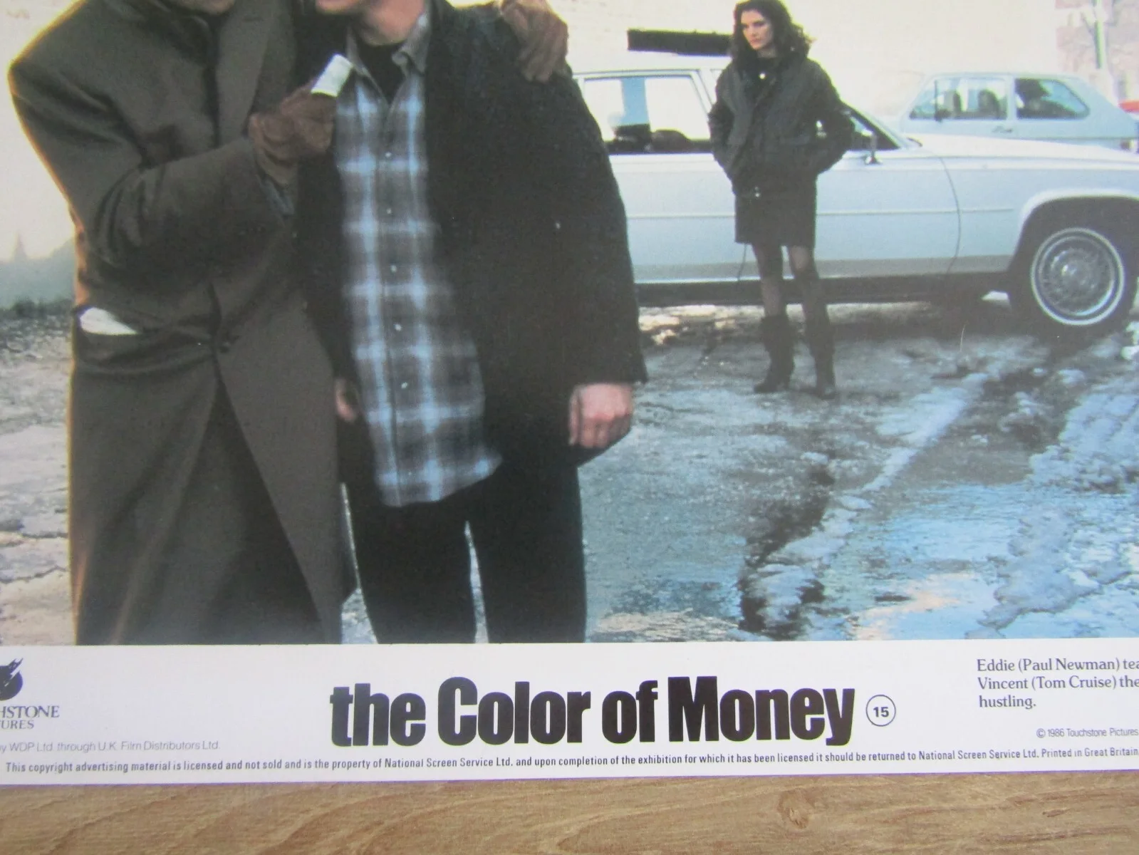 Vintage movie film lobby card ''The Color of Money'' 10 x 8, изображение 2