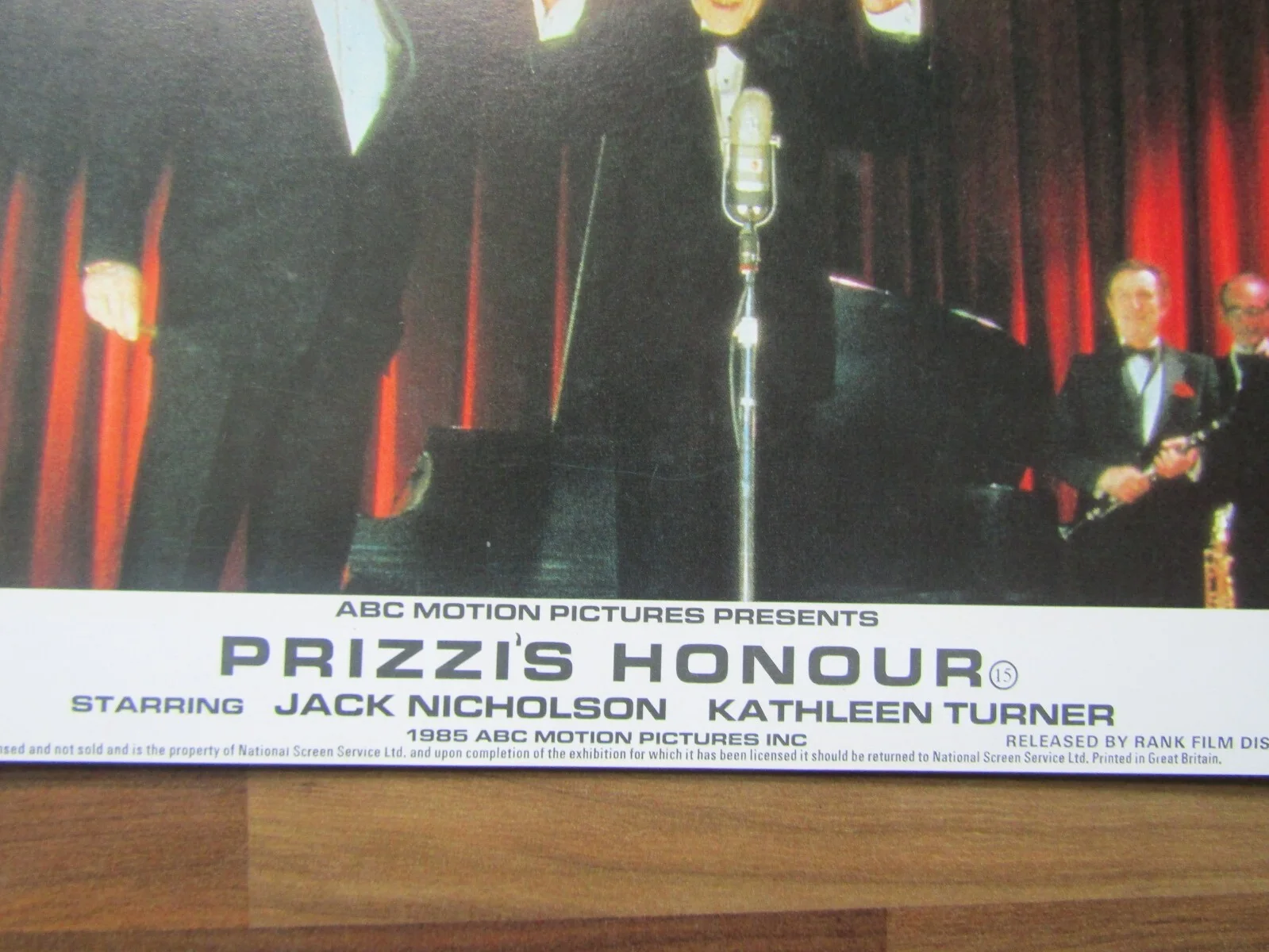 Vintage film movie Lobby card - Prizzi's Honour - 10 x 8, изображение 3