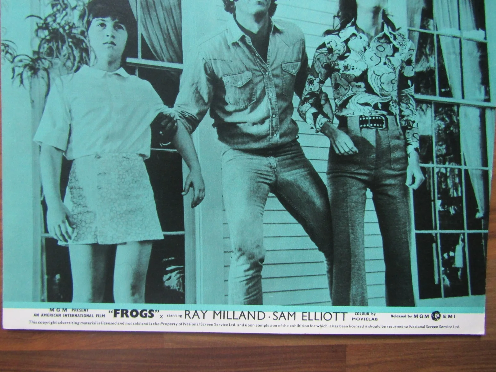 Vintage film movie Lobby card promo - Frogs - 10 x 8, изображение 2