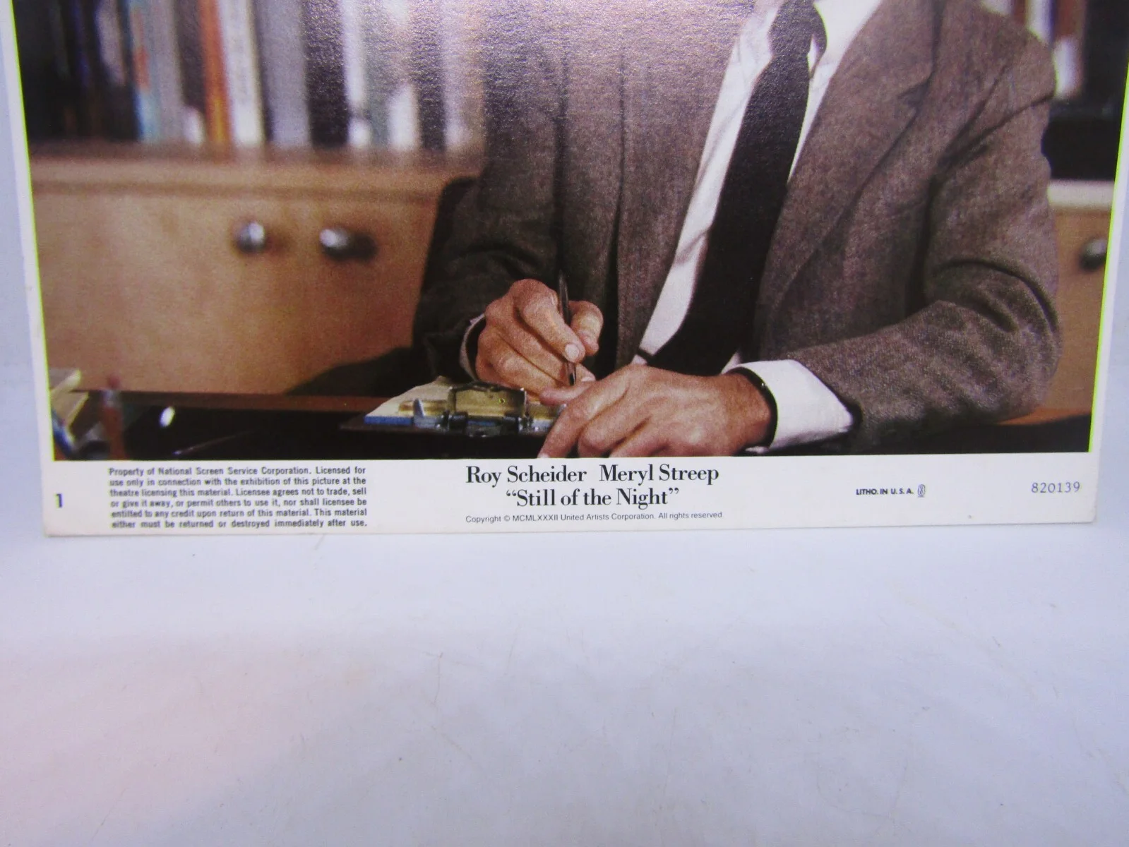 Vintage Lobby card - Still of the night - promo photo - 10 x 8, изображение 2