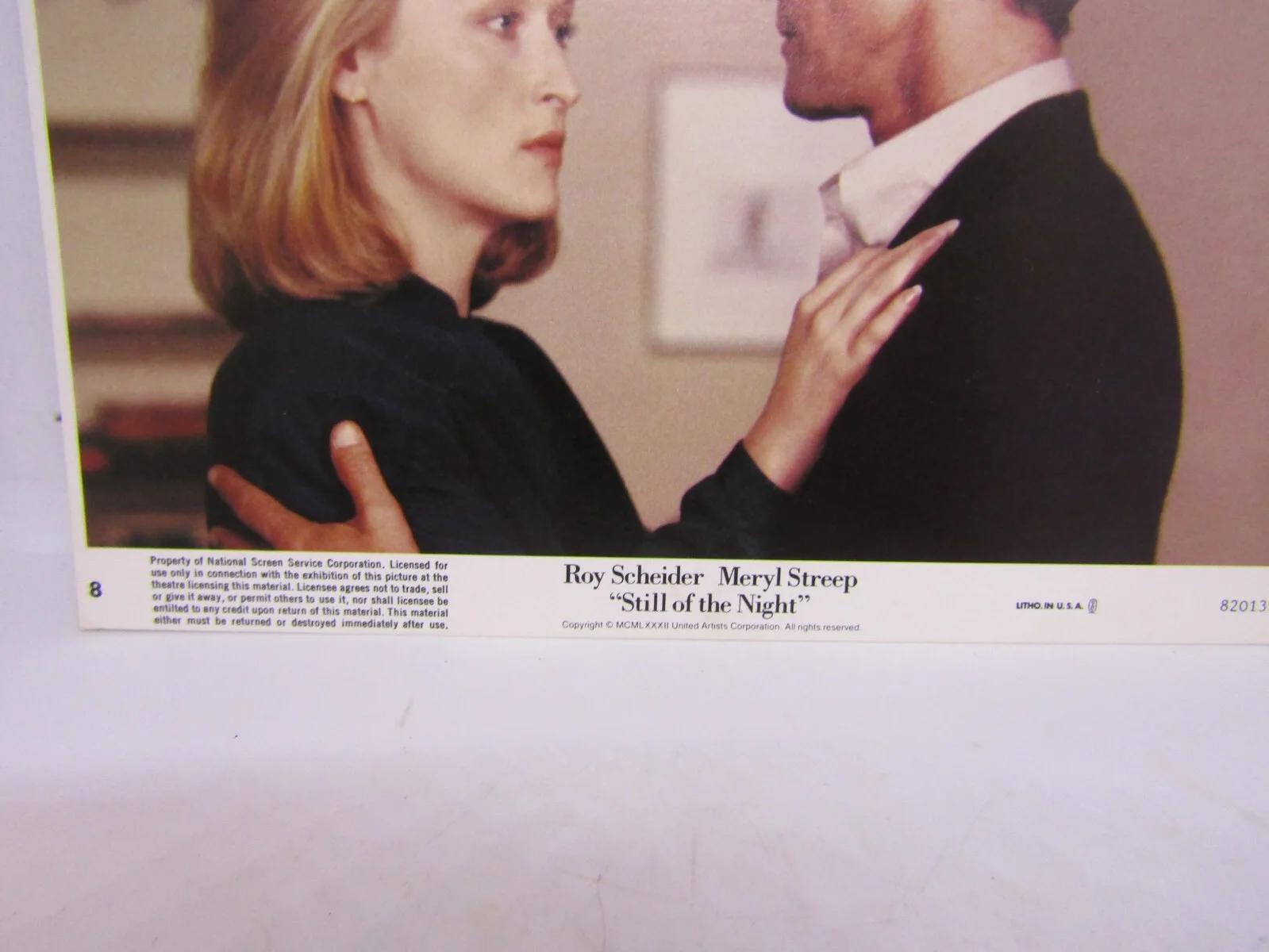 Vintage Lobby card - Still of the night - promo photo - 10 x 8, изображение 3