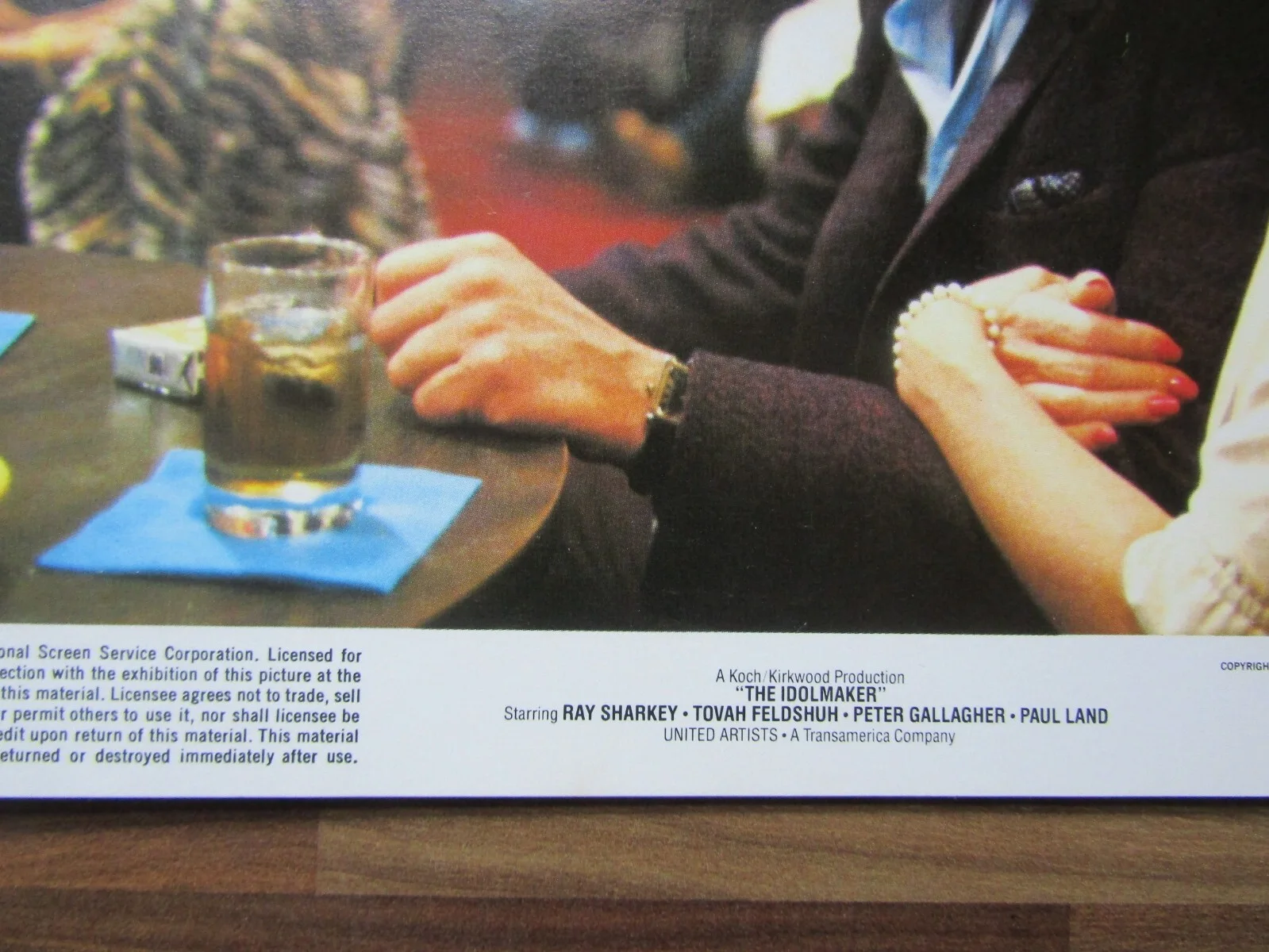 Vintage film movie Lobby card - The Idolmaker - 10 x 8, изображение 3