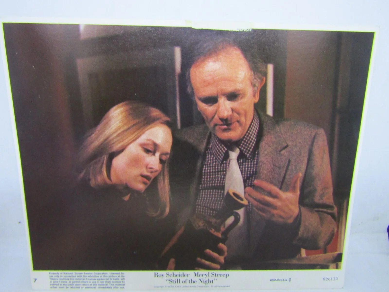 Vintage Lobby card - Still of the night - promo photo - 10 x 8, изображение 2