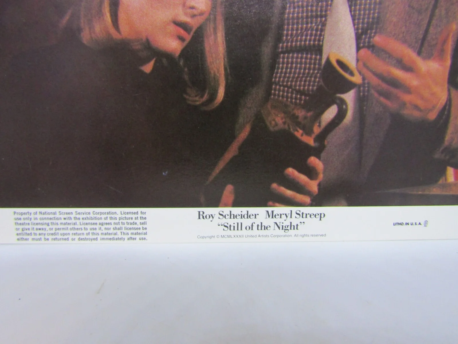 Vintage Lobby card - Still of the night - promo photo - 10 x 8, изображение 3