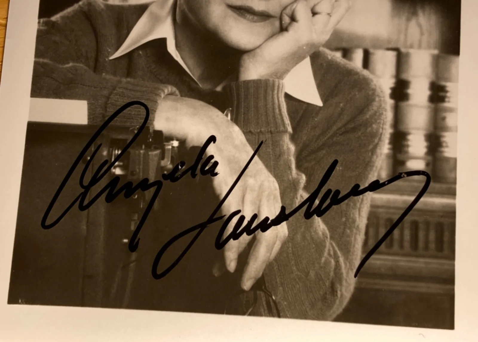 Hand SIGNED Angela Lansbury 5x4 Vintage Photo - Murder She Wrote, etc, изображение 3