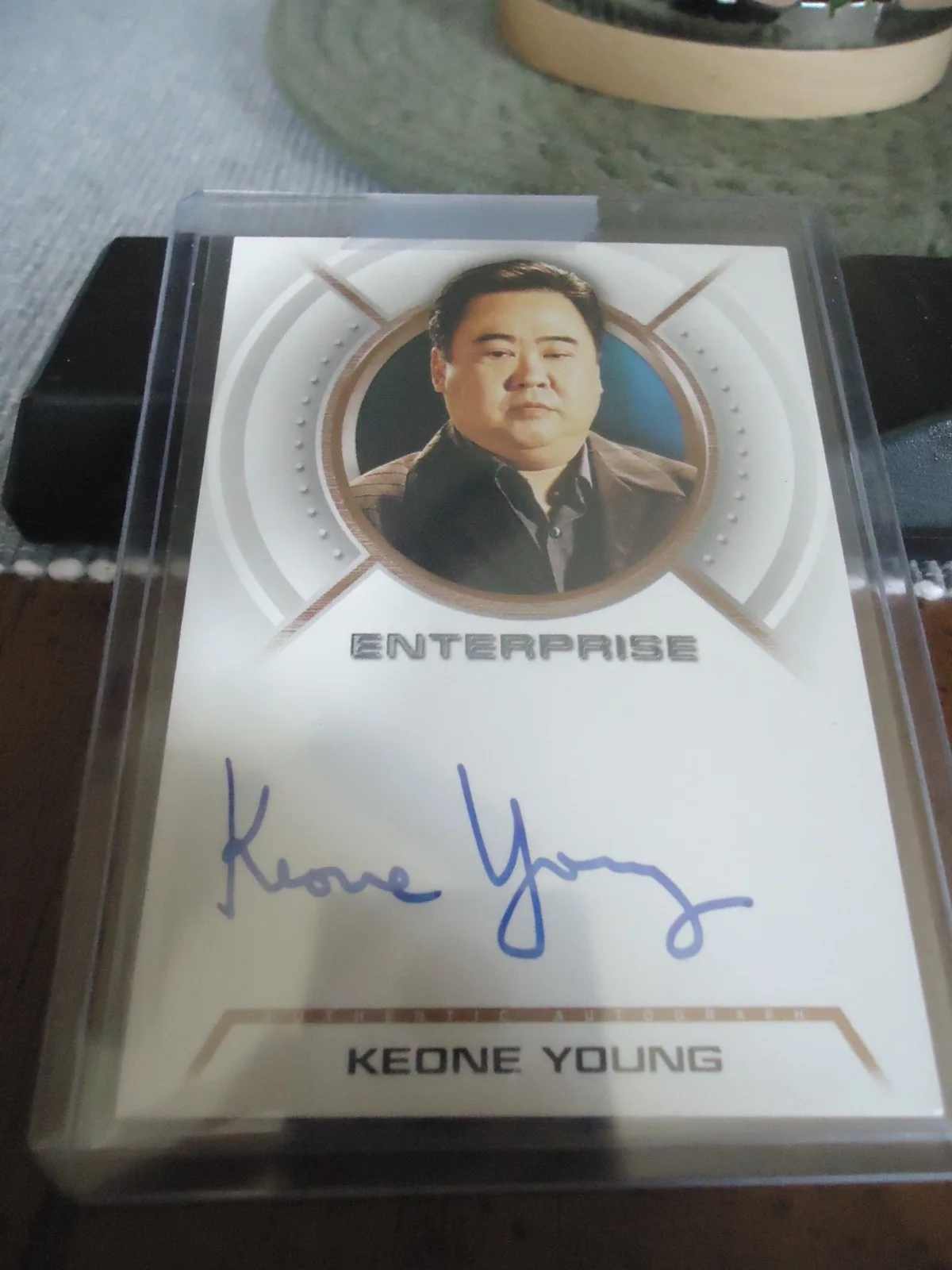 Keone Young — Keone Young 2003 Rittenhouse Paramount Star Trek Enterprise Autograph Card A19