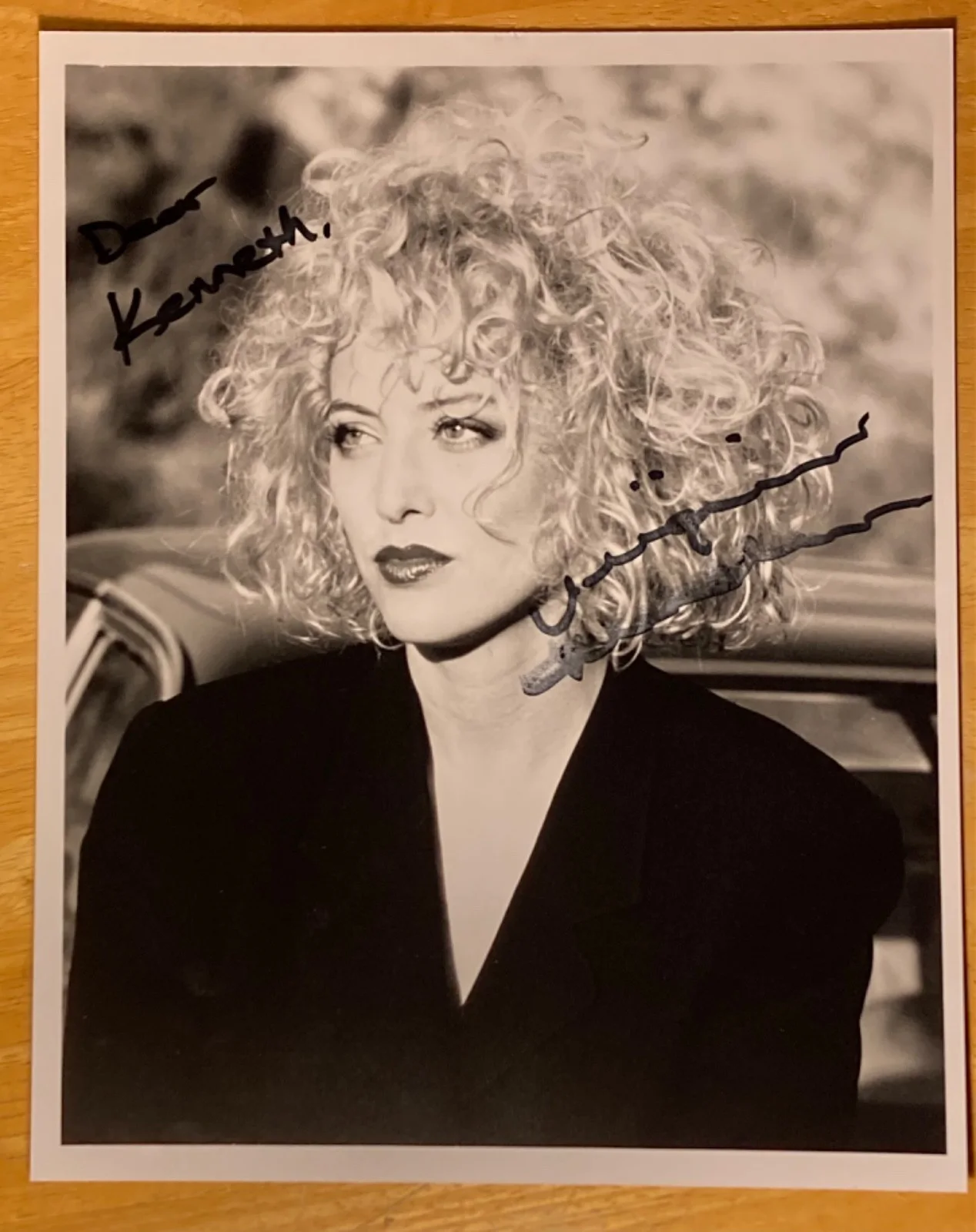 Hand SIGNED Virginia Madsen 8x10 Vintage Photo (Smudge*) Dune, Candyman, Lola, изображение 2