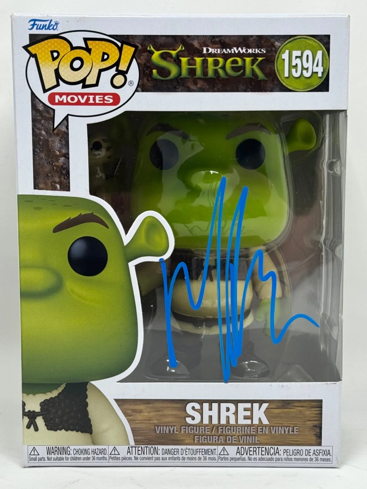 Mike Myers — Mike Myers "Shrek" Signed Autograph Shrek Funko Pop Dreamworks 1594 JSA COA, изображение 2