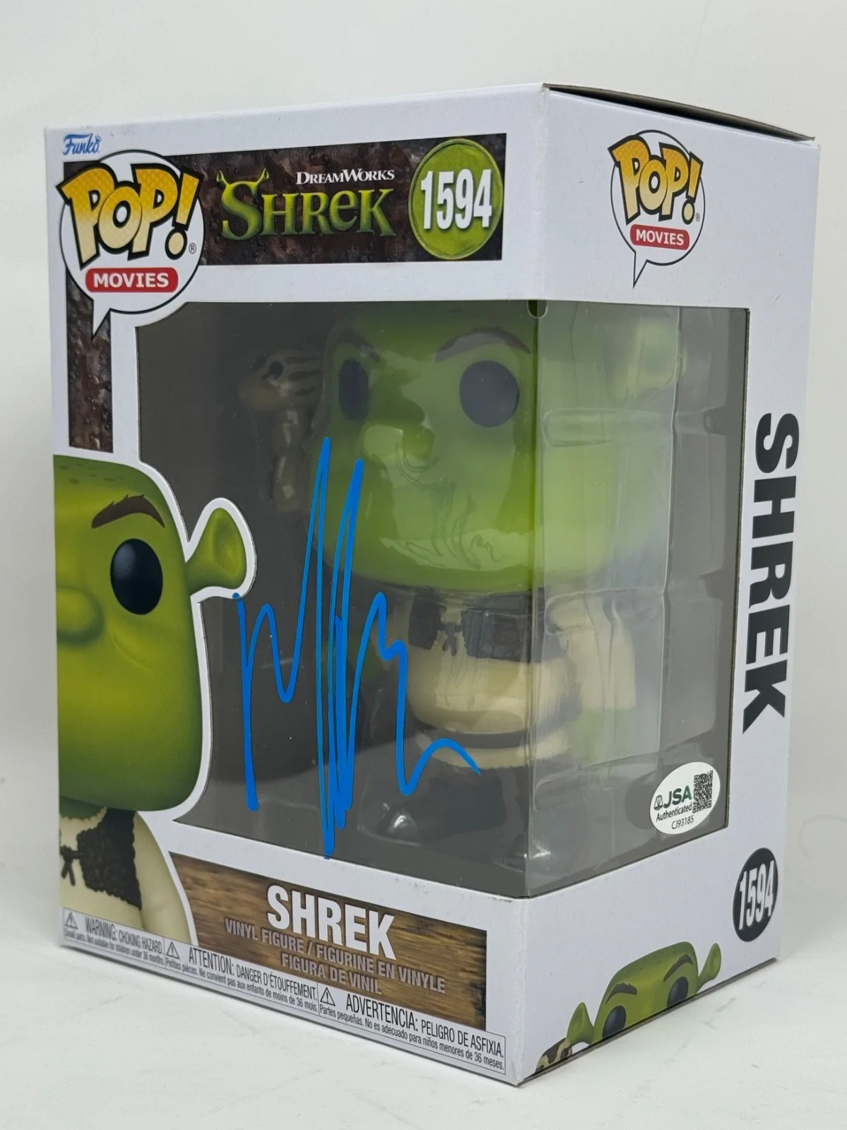 Mike Myers — Mike Myers "Shrek" Signed Autograph Shrek Funko Pop Dreamworks 1594 JSA COA, изображение 3