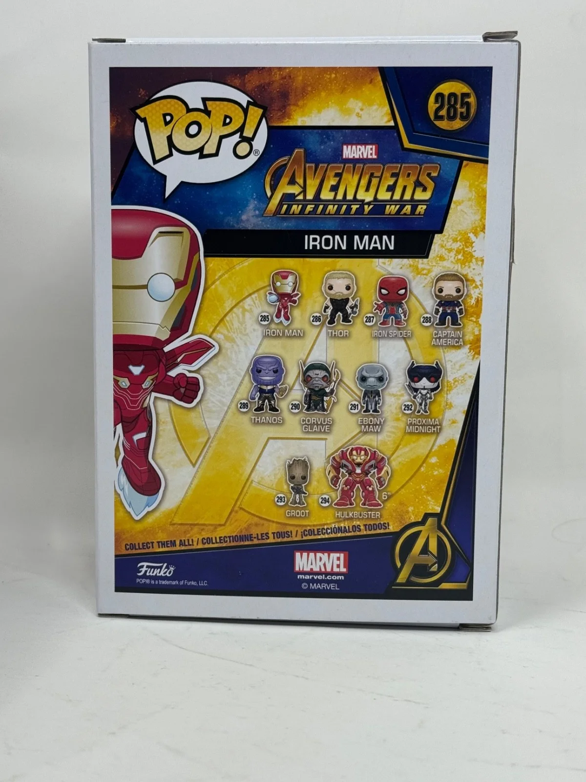 Robert Downey Jr — Robert Downey Jr. Signed Iron Man Funko Pop Autograph Marvel Avengers JSA COA, image 5