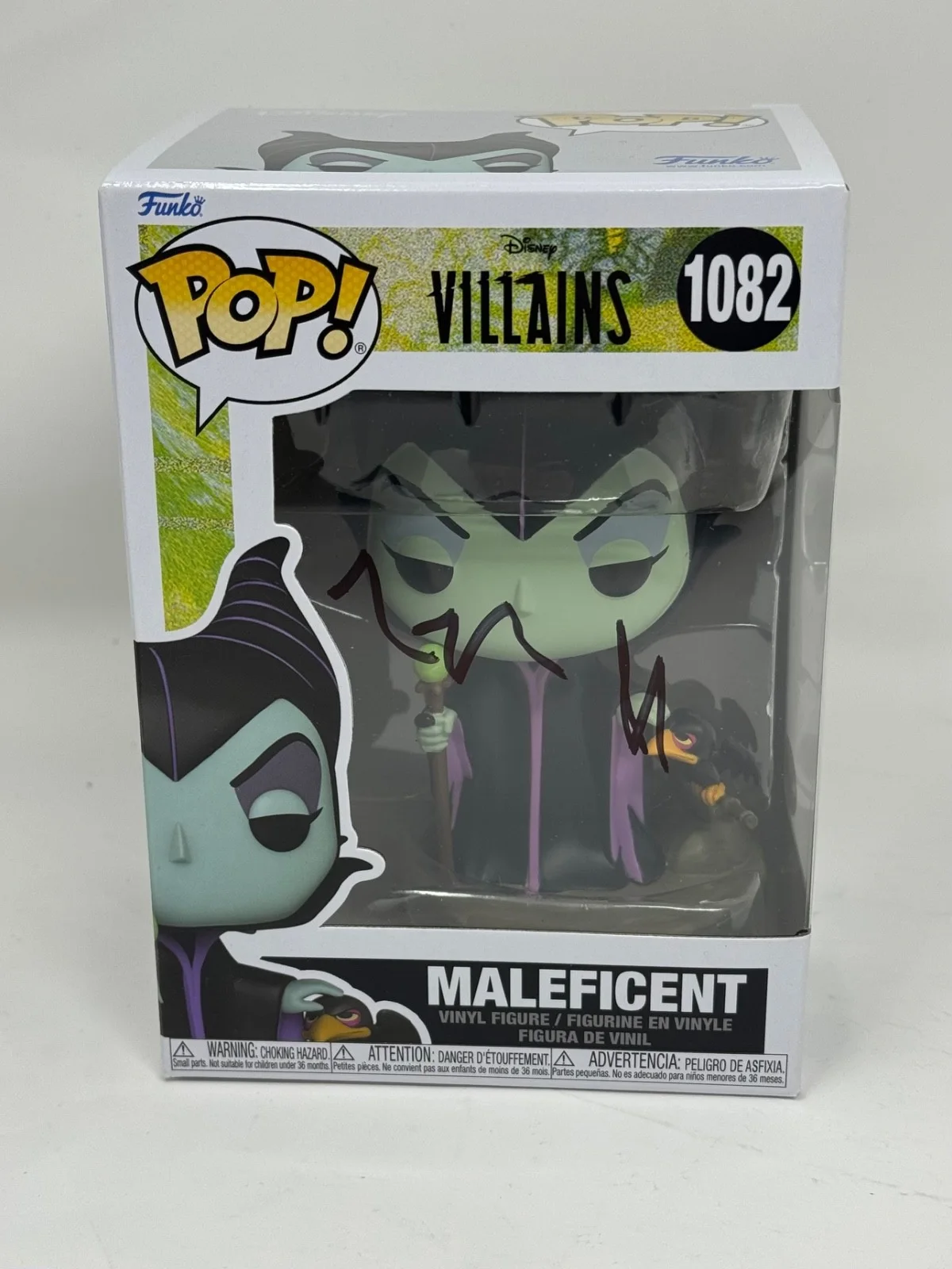 Angelina Jolie — Angelina Jolie Signed Autograph Maleficent Funko Pop Disney Villians #1082 JSA, изображение 4