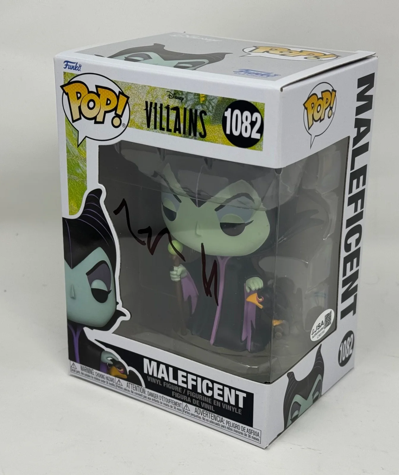 Angelina Jolie — Angelina Jolie Signed Autograph Maleficent Funko Pop Disney Villians #1082 JSA, изображение 5