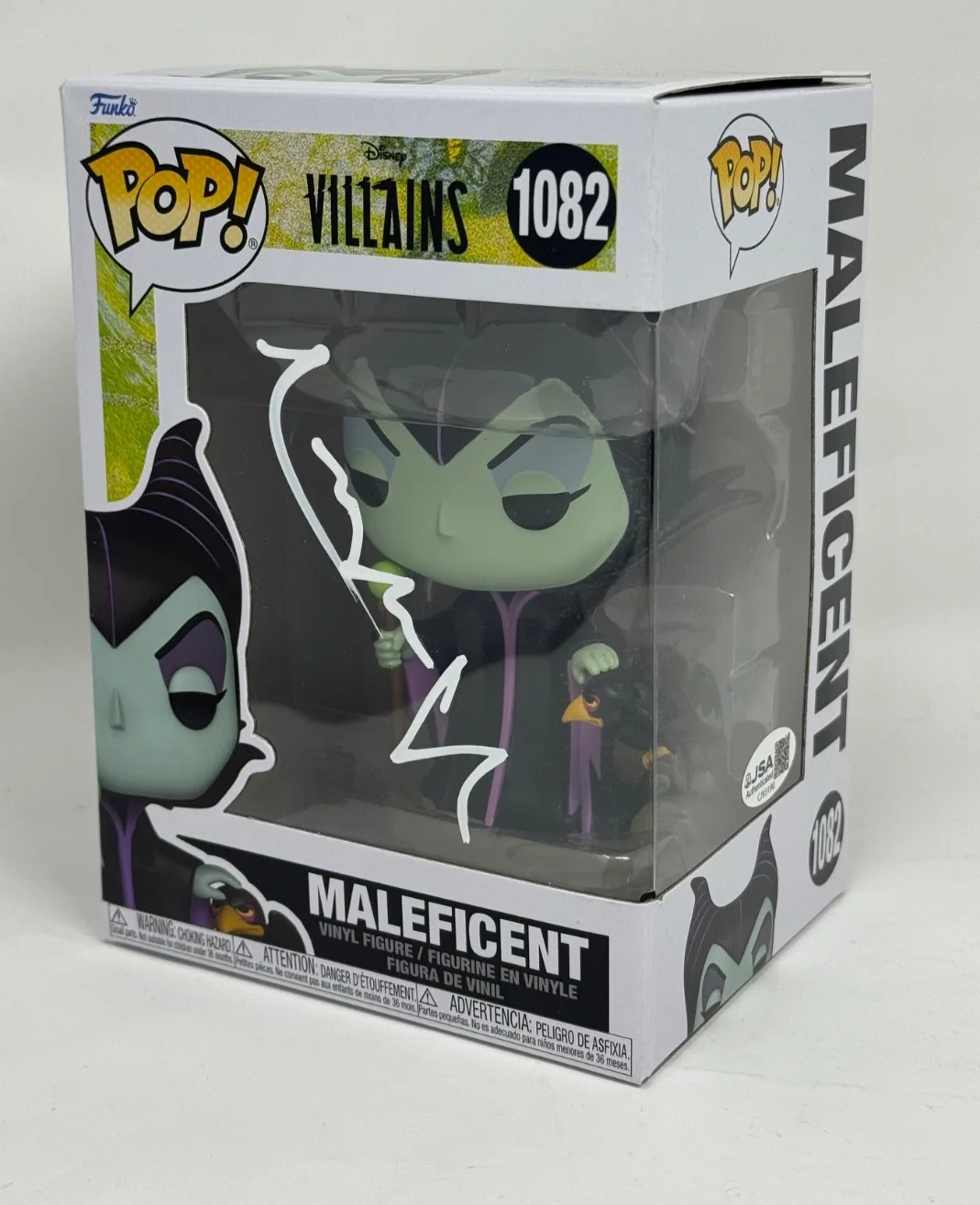 Angelina Jolie — Angelina Jolie Signed Autograph Maleficent Funko Pop Disney Villians #1082 JSA, изображение 4